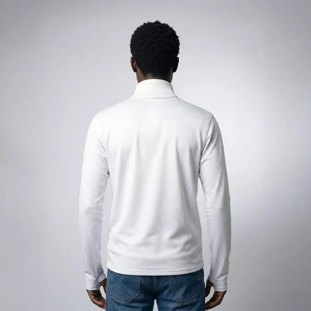 Pull de Randonnée homme Thermique PIKA Blanc 2/3