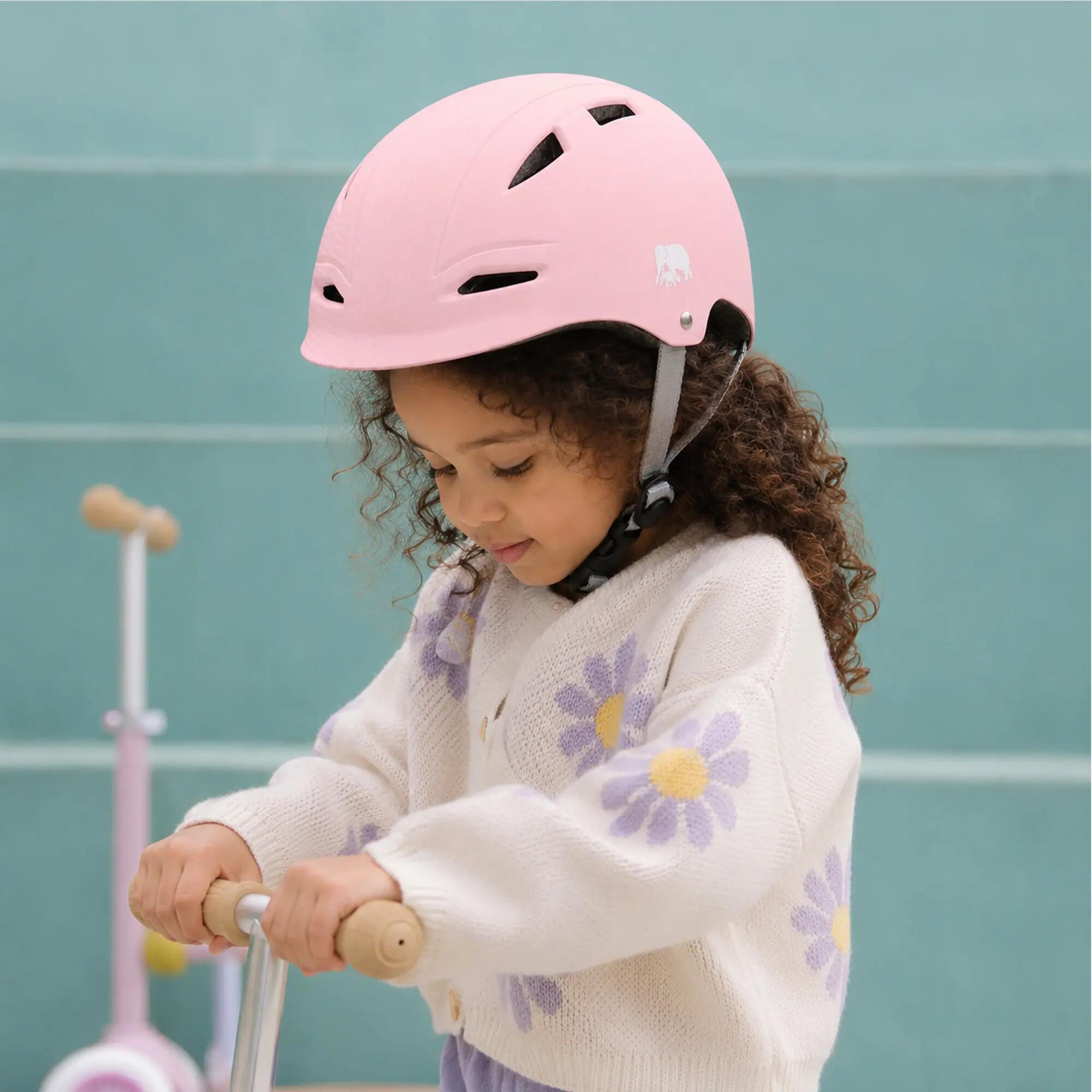 Deryan Casco per Bambini - Casco Protettivo - Taglia M - Rosa 3/5