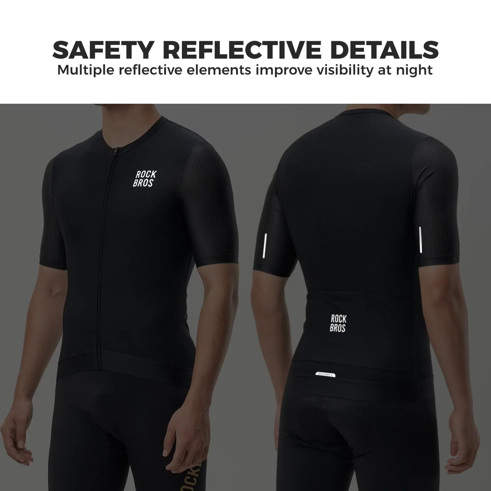 aillot de cyclisme à manches courtes avec ventilation zonée 6/7