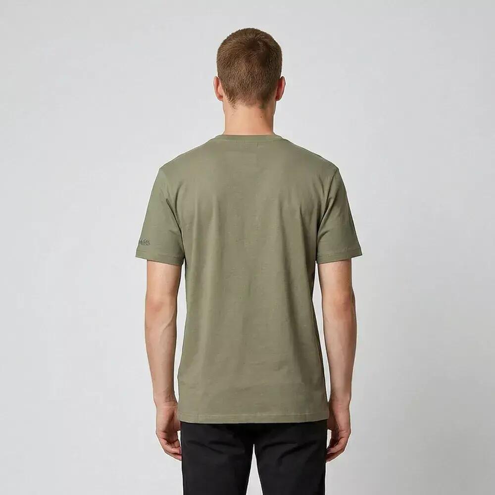 T-shirt d'escalade homme biologique TUKA Kaki 2/3