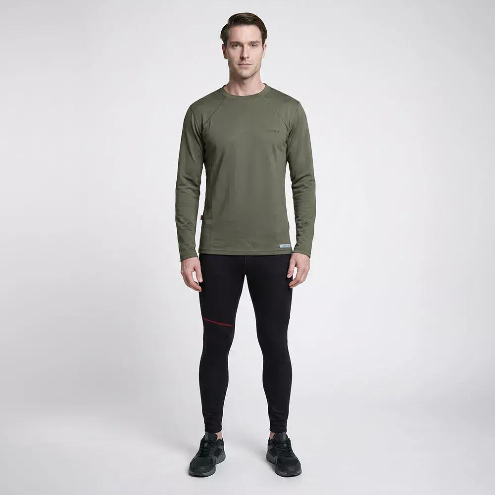Première couche de Randonnée homme Thermique SULKA Kaki 3/3