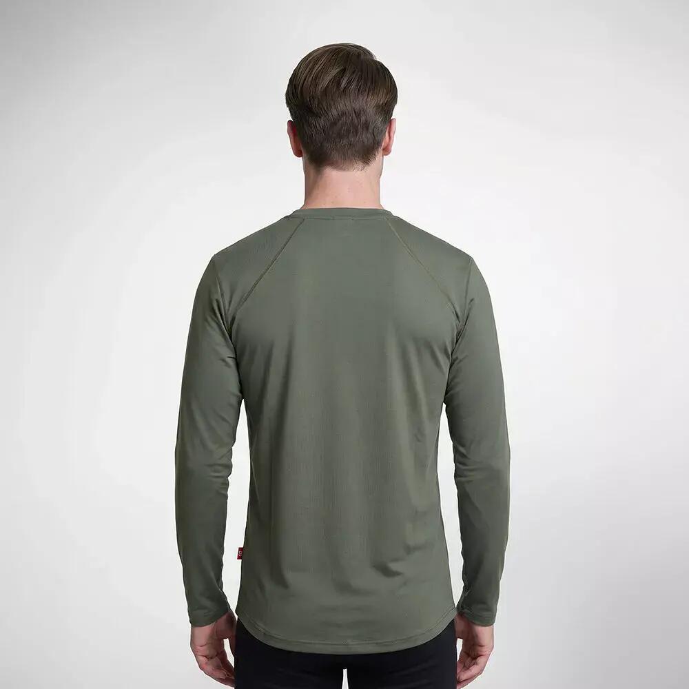 Première couche de Randonnée homme Thermique SULKA Kaki 2/3