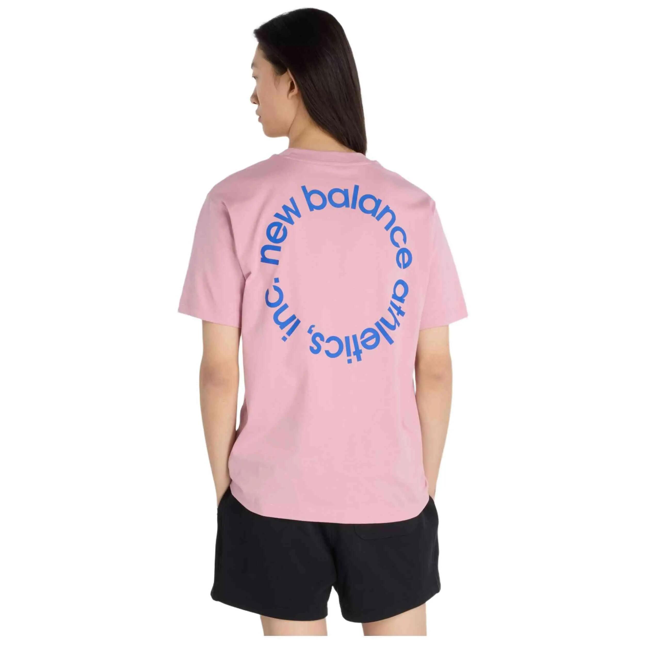 T-shirt met korte mouwen New balance model MT53926PTF voor vrouwen 2/5