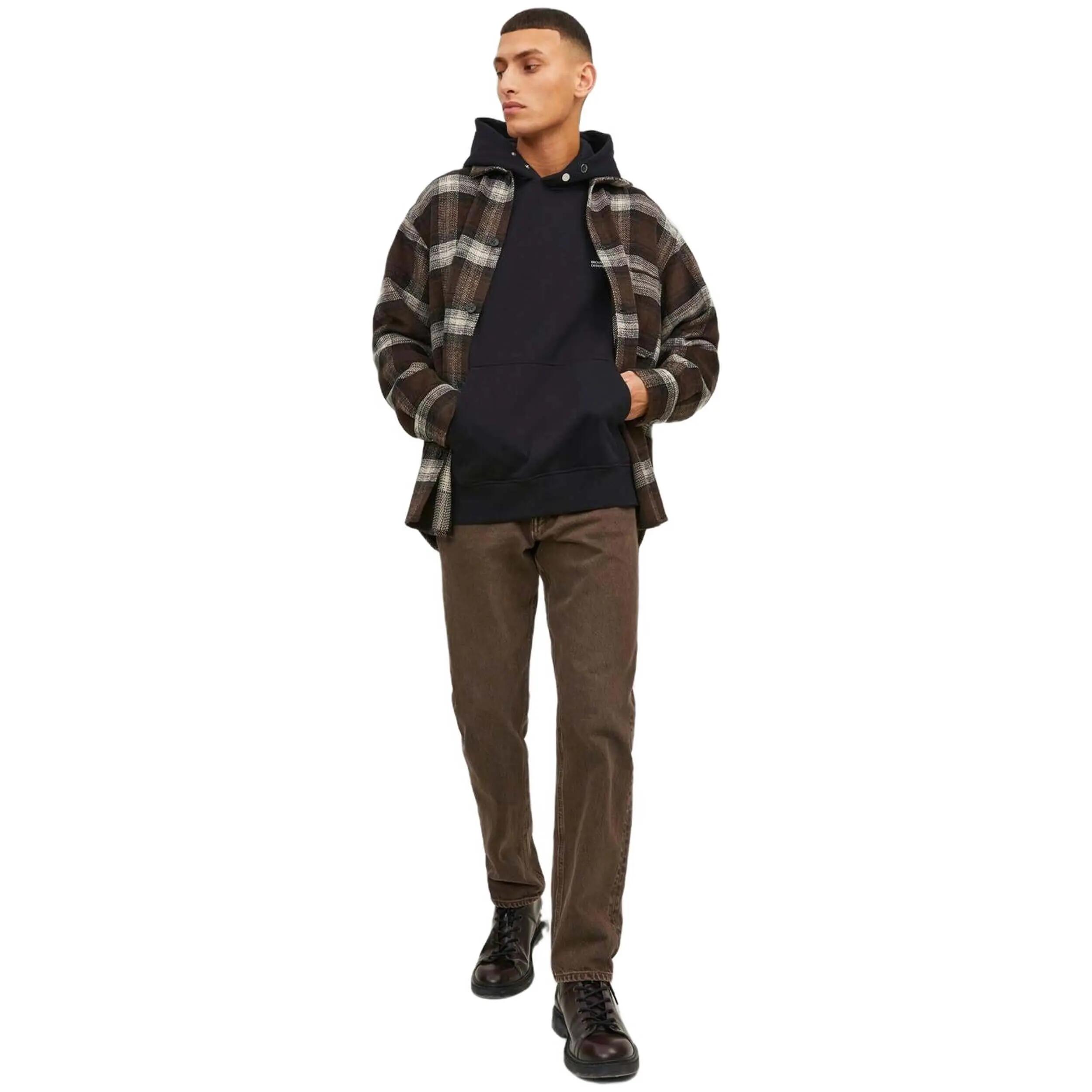 Sweatshirt Jack&Jones modelo 12245926-Black para homem 5/5