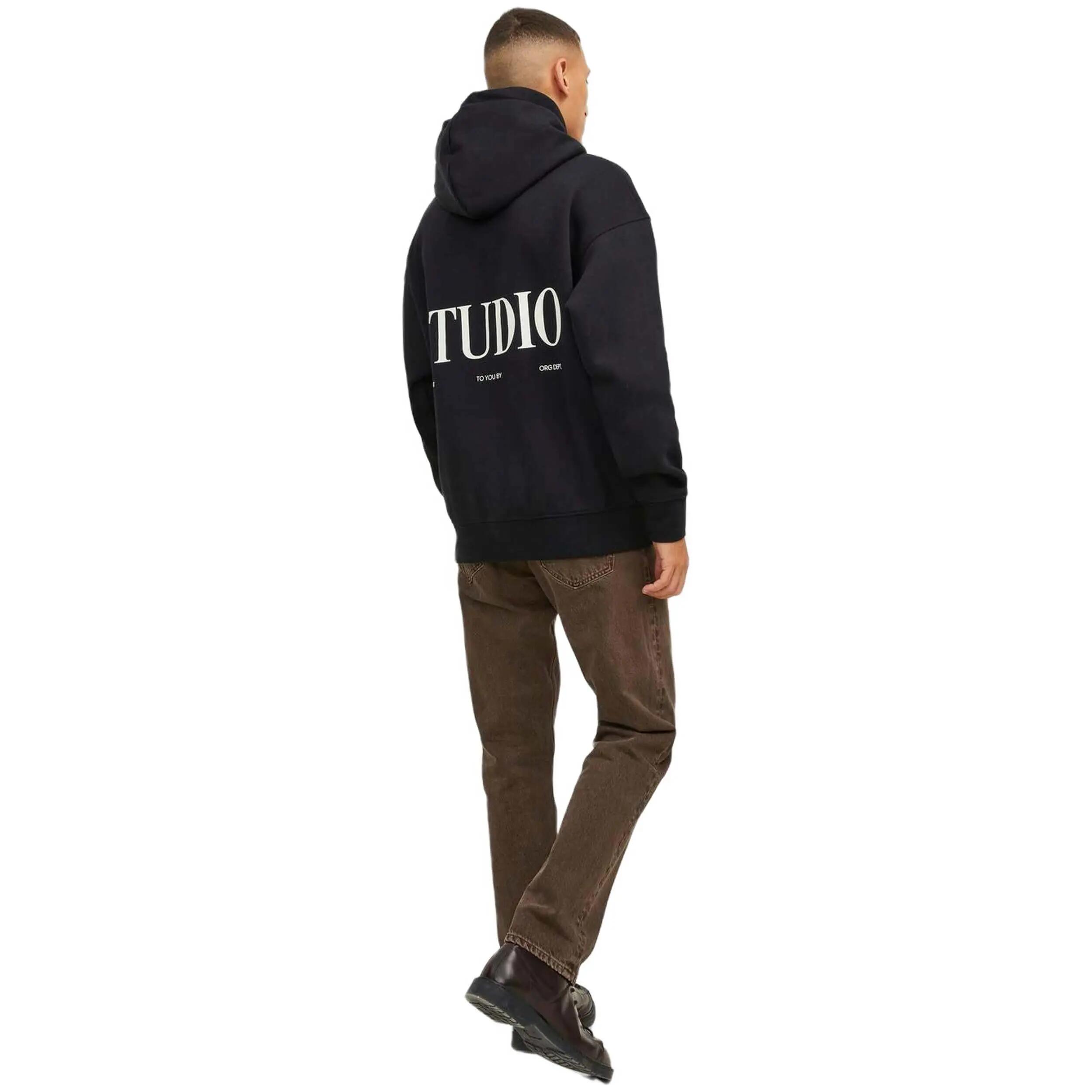 Sweatshirt Jack&Jones modelo 12245926-Black para homem 4/5