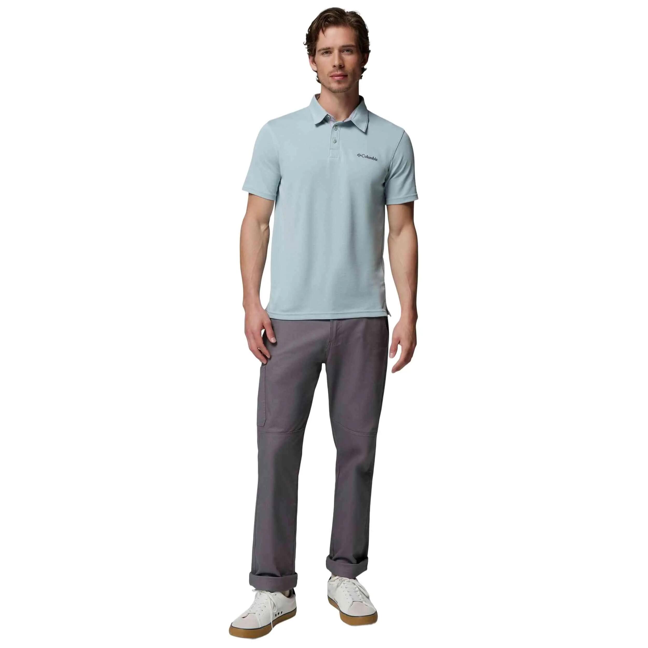 Polo a maniche corte Columbia modello Polo Columbia Nelson Point mang per unisex 4/4