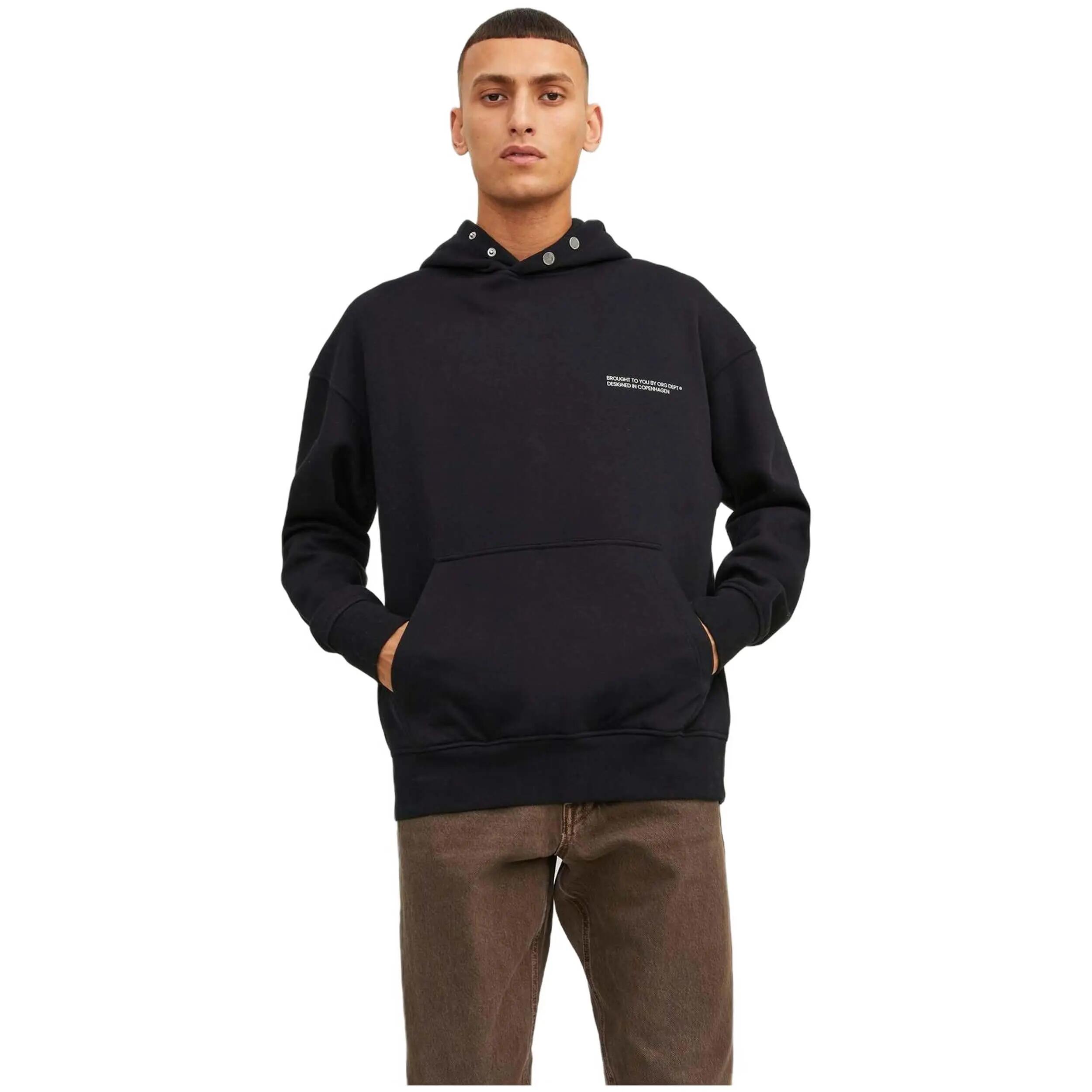 Sweatshirt Jack&Jones modelo 12245926-Black para homem 3/5