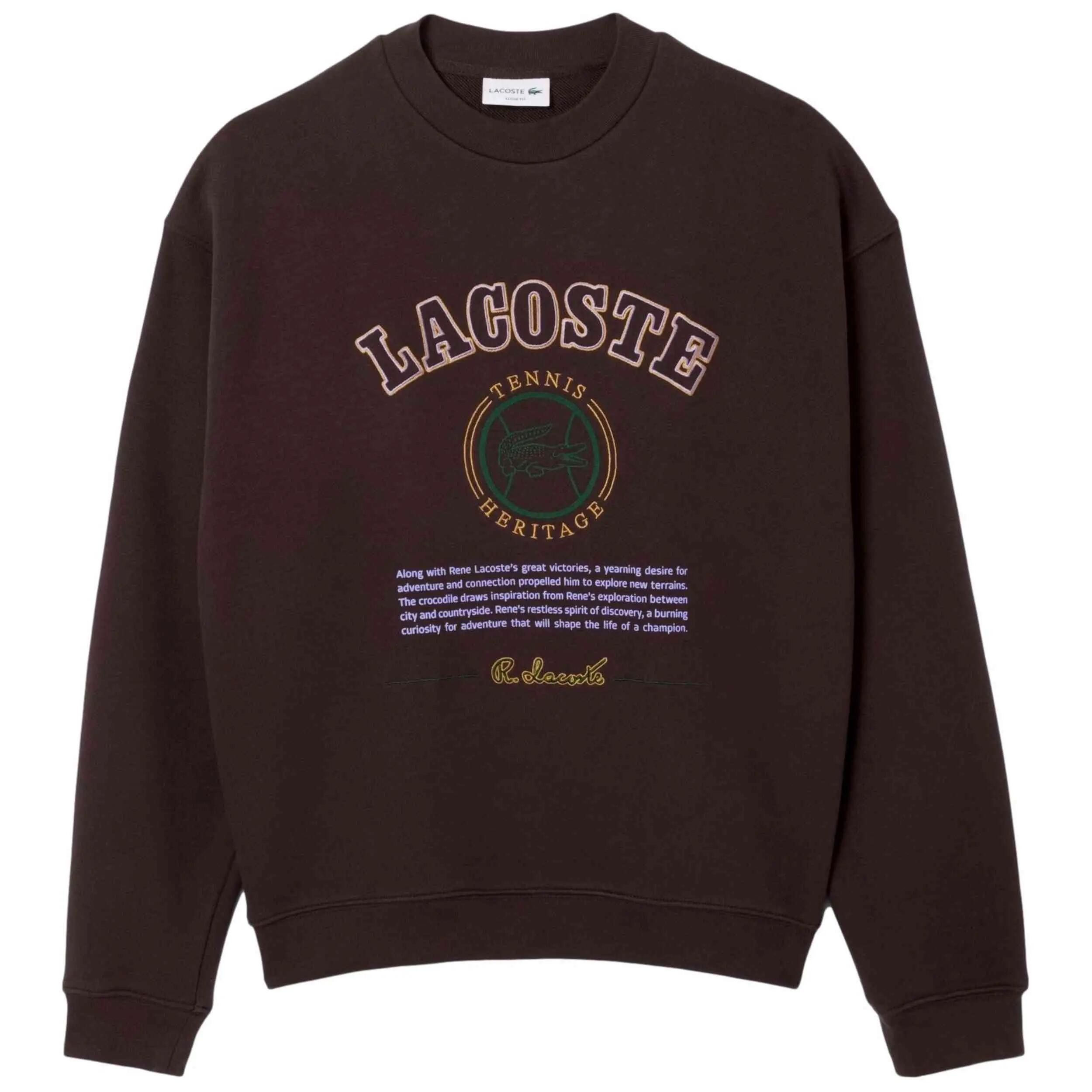 Felpa Lacoste modello 124-15283063456088 per uomini 5/5