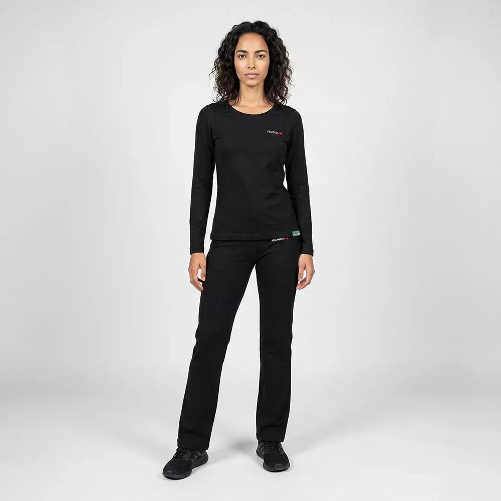 T-shirt de Randonnée femme Thermique TEKA Noir 3/3