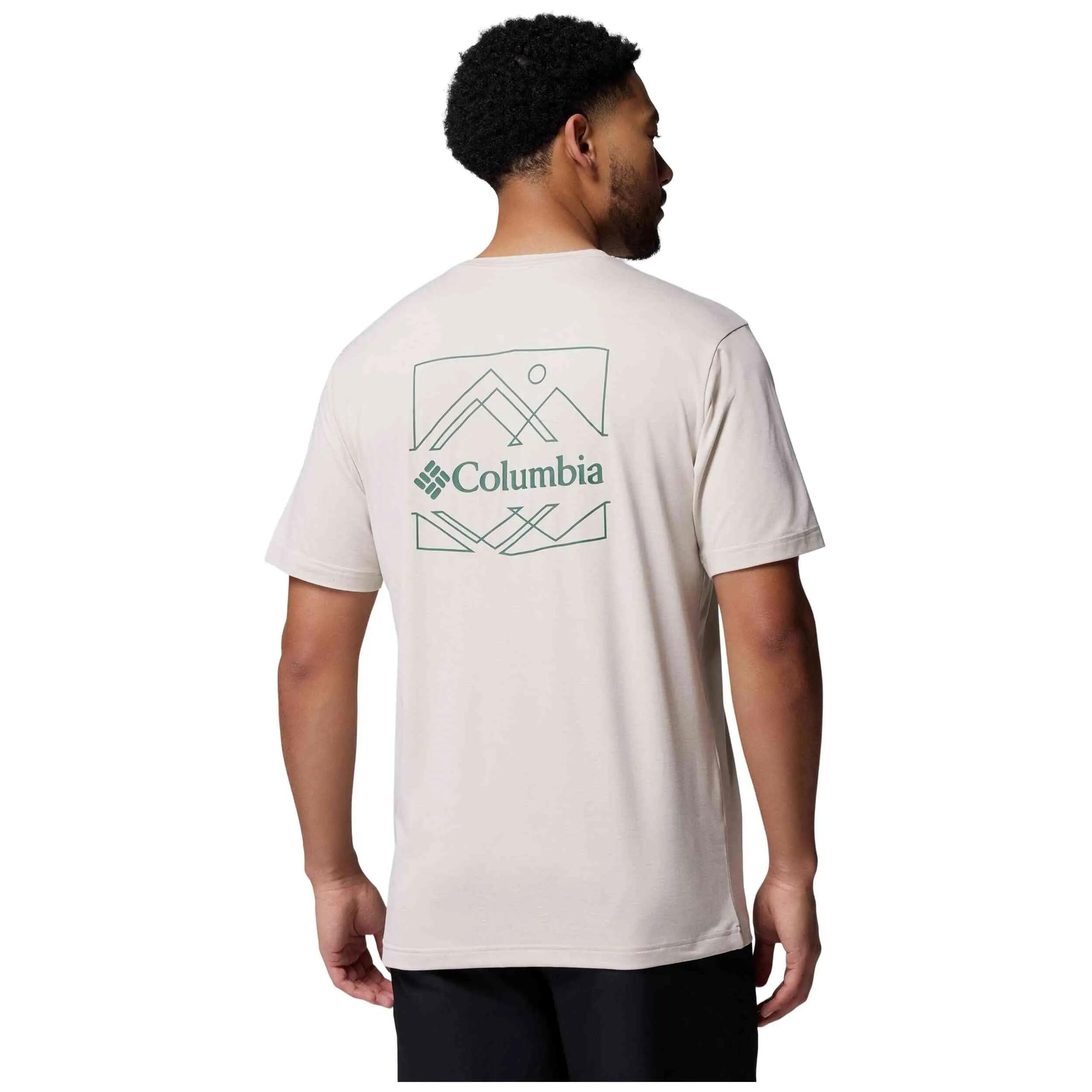 Maglia a maniche corte Columbia modello Camiseta Columbia Kwick Hike per uomini 3/5