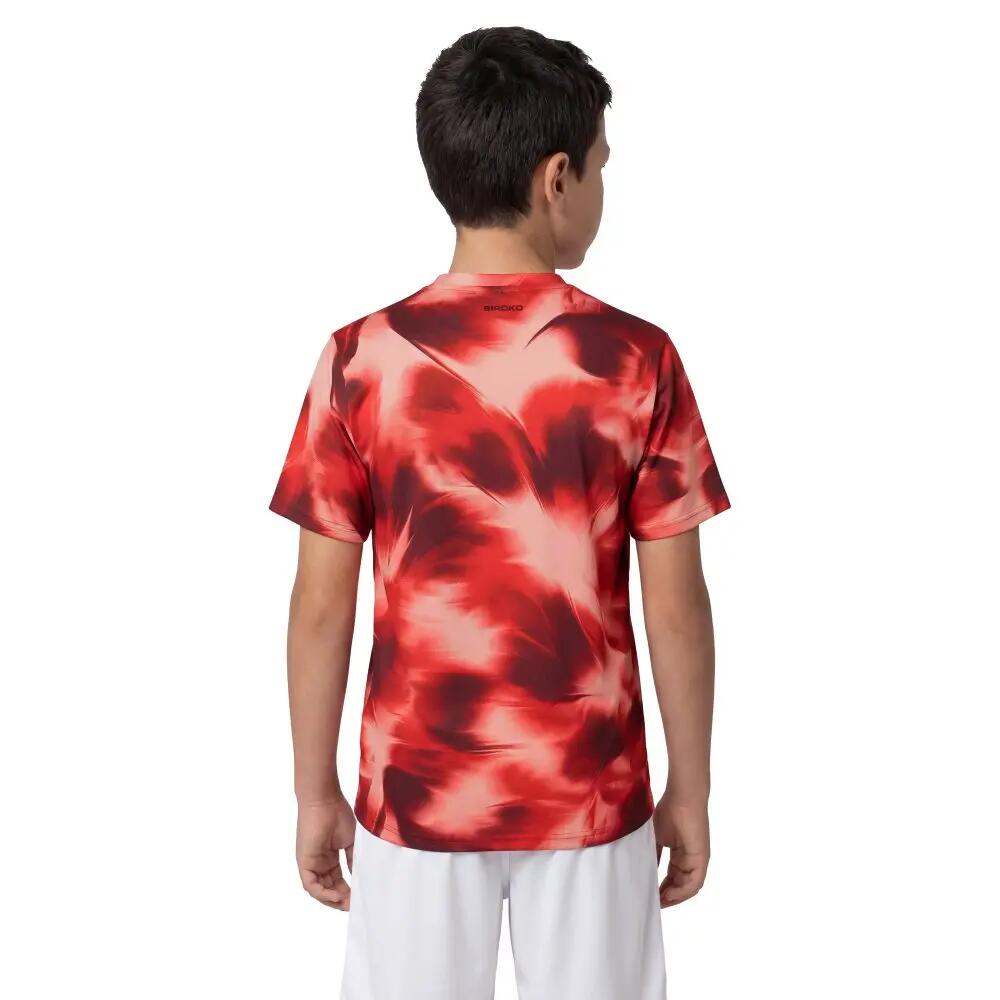 T-shirt desportiva criança Crianças Sports Tee Pattern Red K Encarnado 2/6
