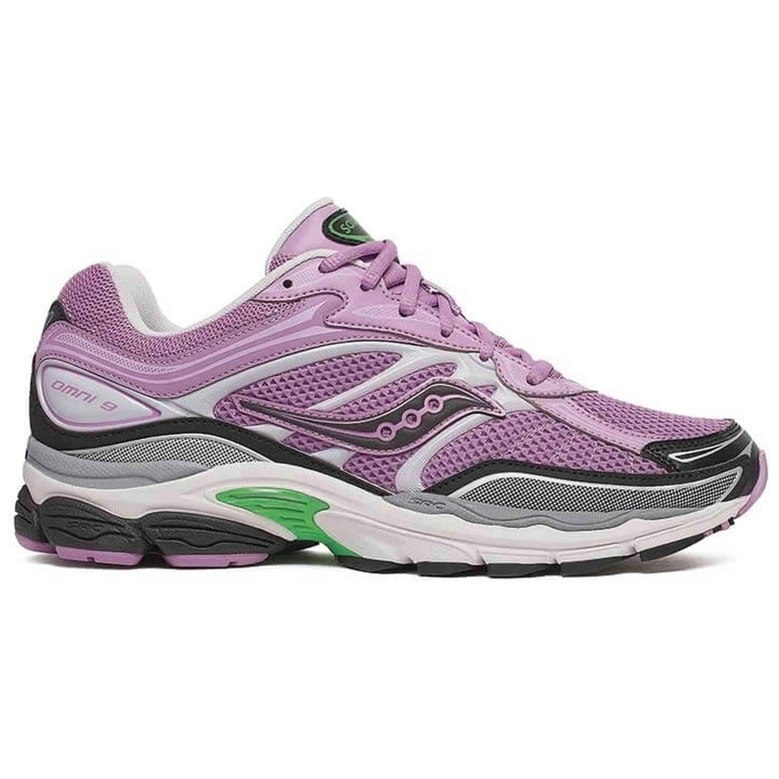Baskets Saucony modèle Saucony Progrid Omni 9 "Smoky Grape" pour femmes 1/4