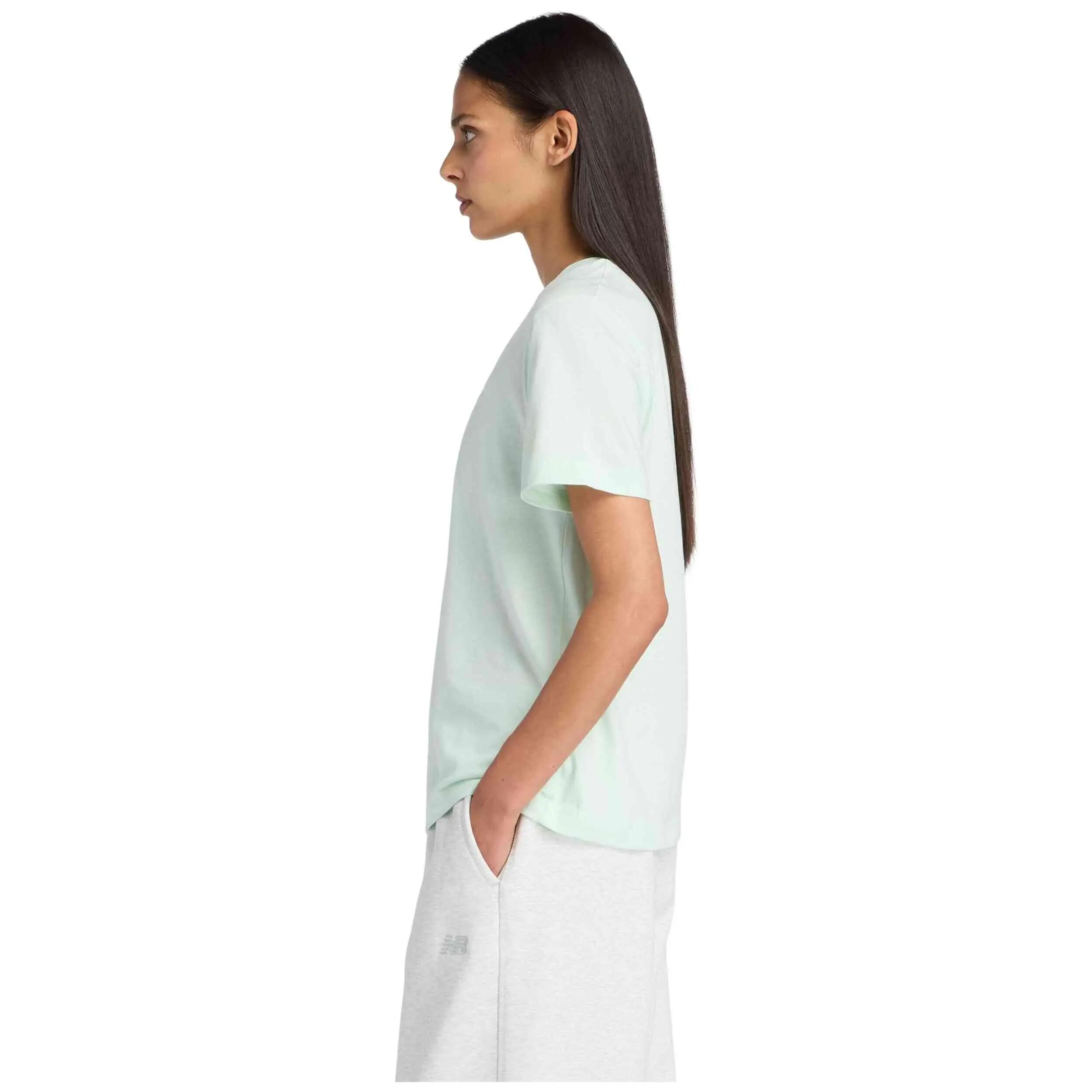 T-shirt New balance modelo Camiseta New Balance Jersey Small Logo para mulheres 3/7