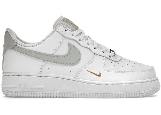 scarpe - sport walking - donna - Air Force 1 - bianco/grigio/oro