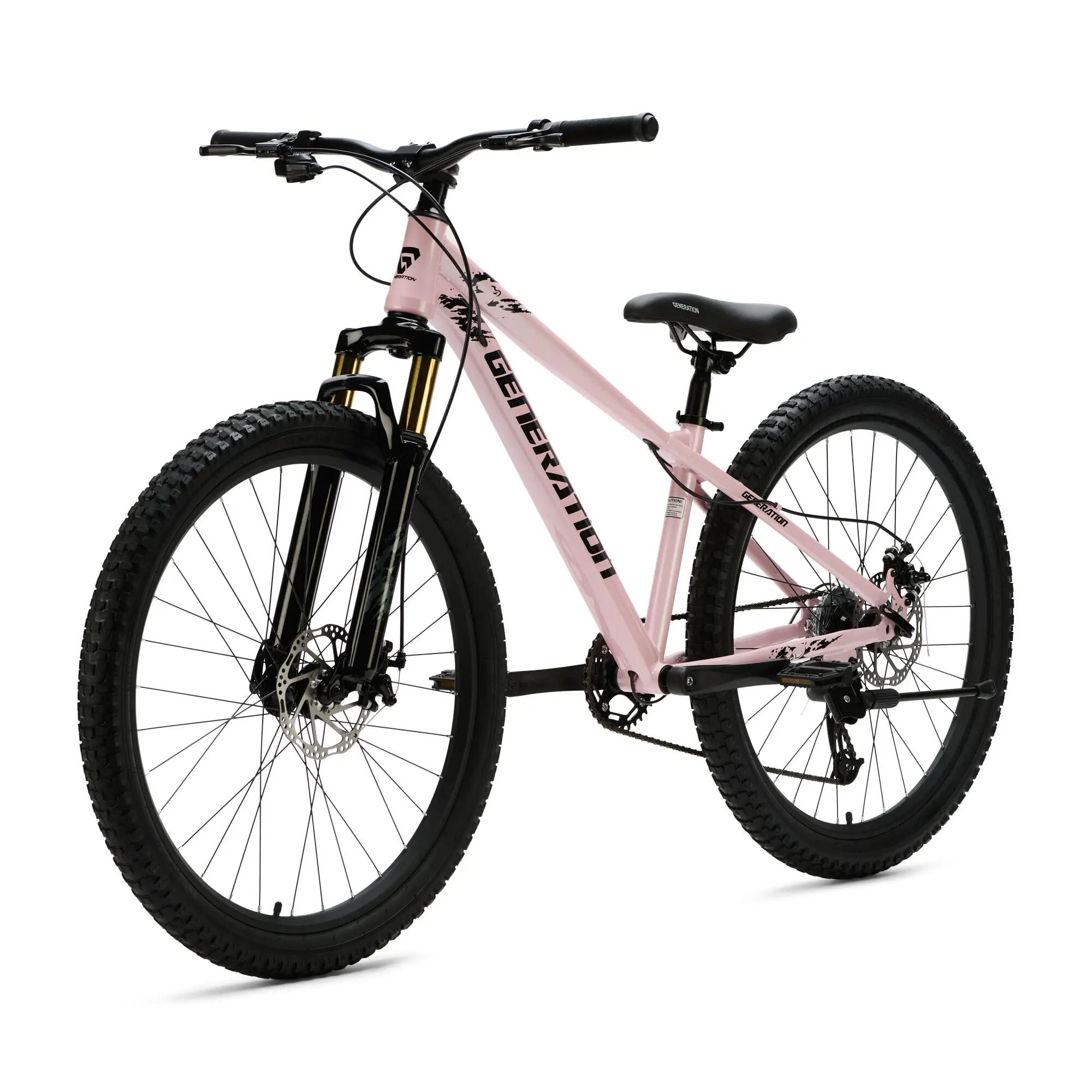 Generation X8 Bicicleta de Montanha 26 Polegadas - Rosa Claro 3/4