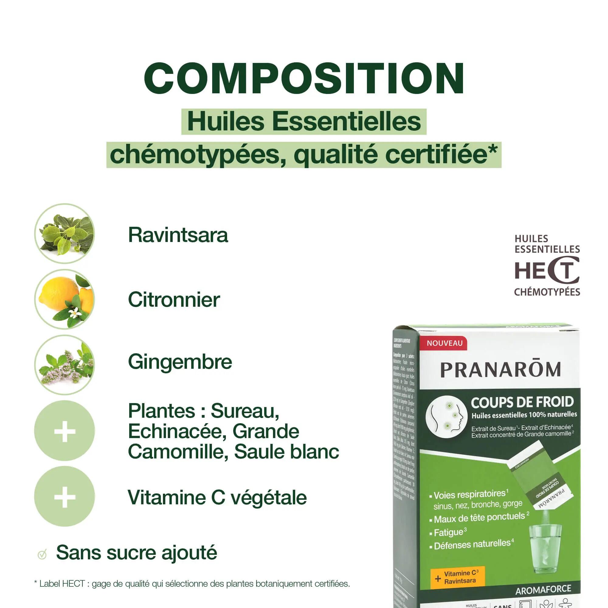 Complément alimentaire - Sachets poudre Coups de Froid 4/5