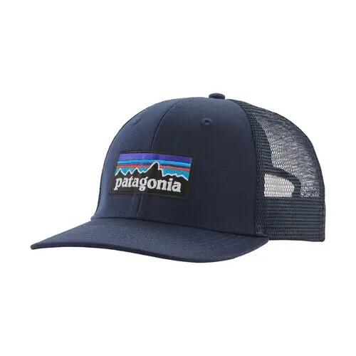 Gorra Azul Patagonia P-6 Logo Trucker Hat New Navy con Cierre Ajustable 4/4