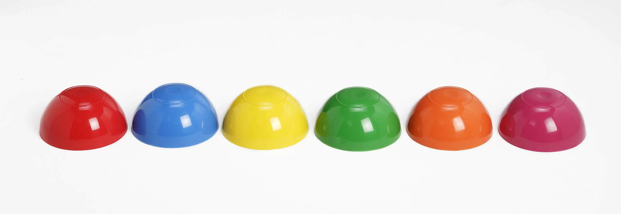 Gymnic Junior Stones Set 6 semisfere propriocettive Ø 14 cm percorsi motori 2/7