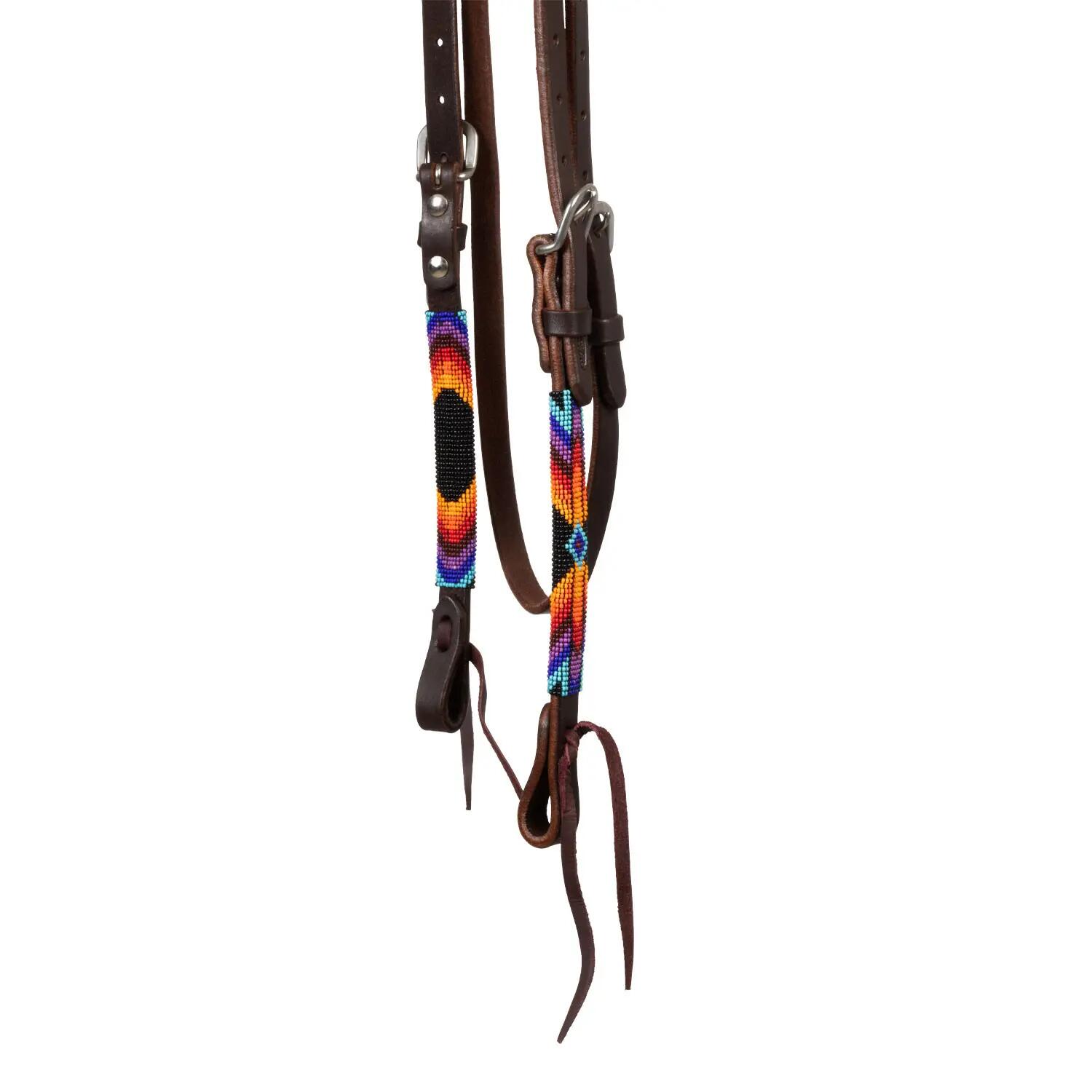 Bride western serape perlée huilée 5/6