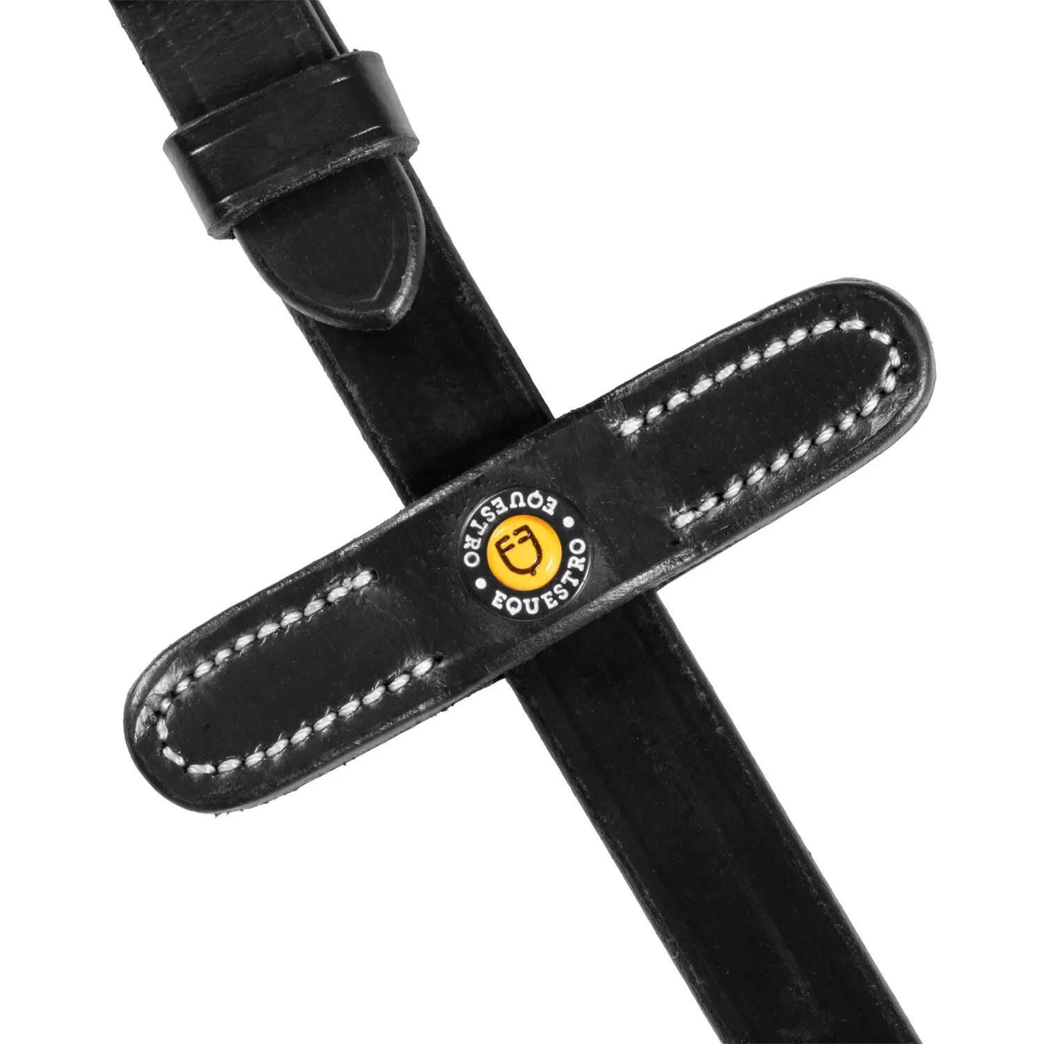 Rênes en cuir avec grip en caoutchouc 4/6