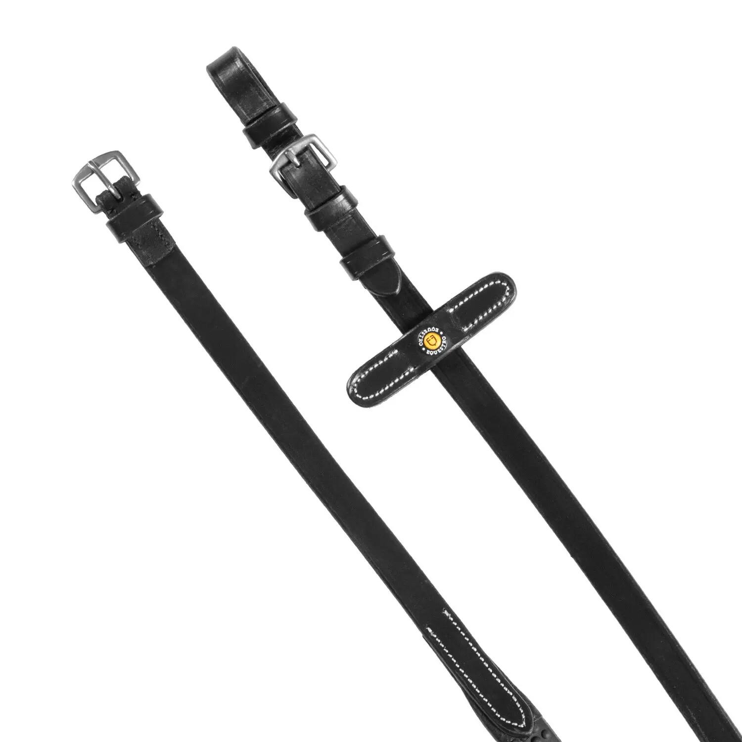 Rênes en cuir avec grip en caoutchouc 2/6