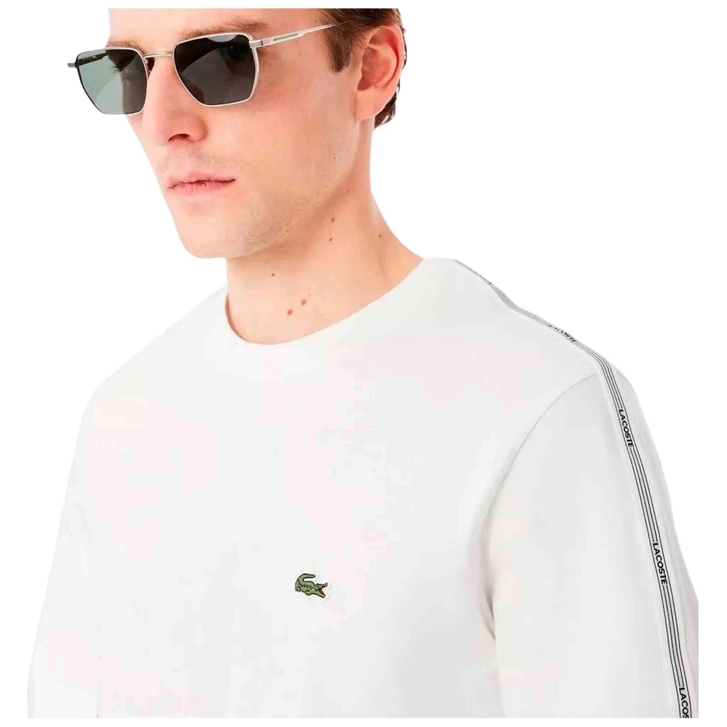 Maglia a maniche corte Lacoste modello Camiseta Lacoste Branded Strip per uomini 3/3