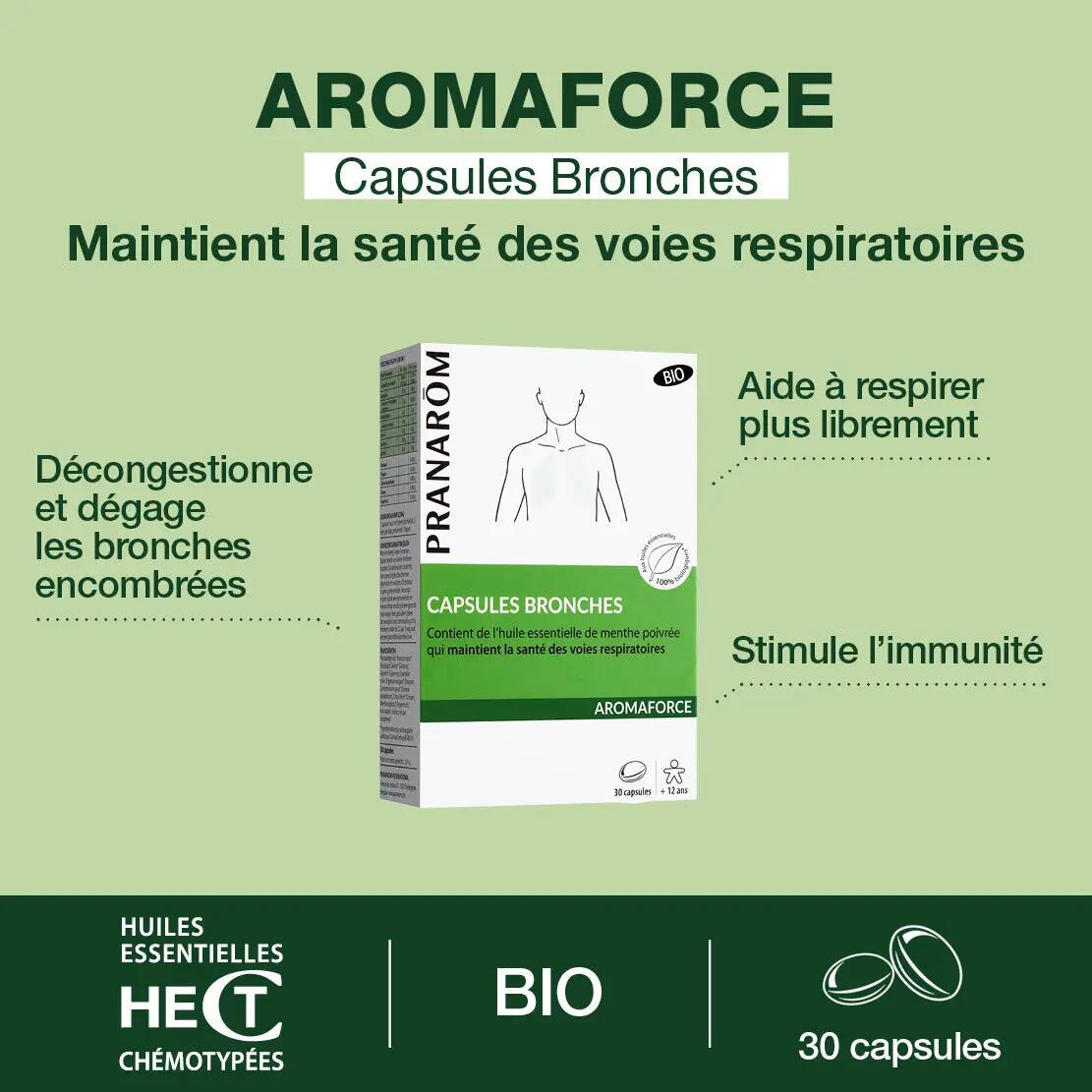 Capsules bronches - Huiles essentielles bio - 30 capsules 5/5