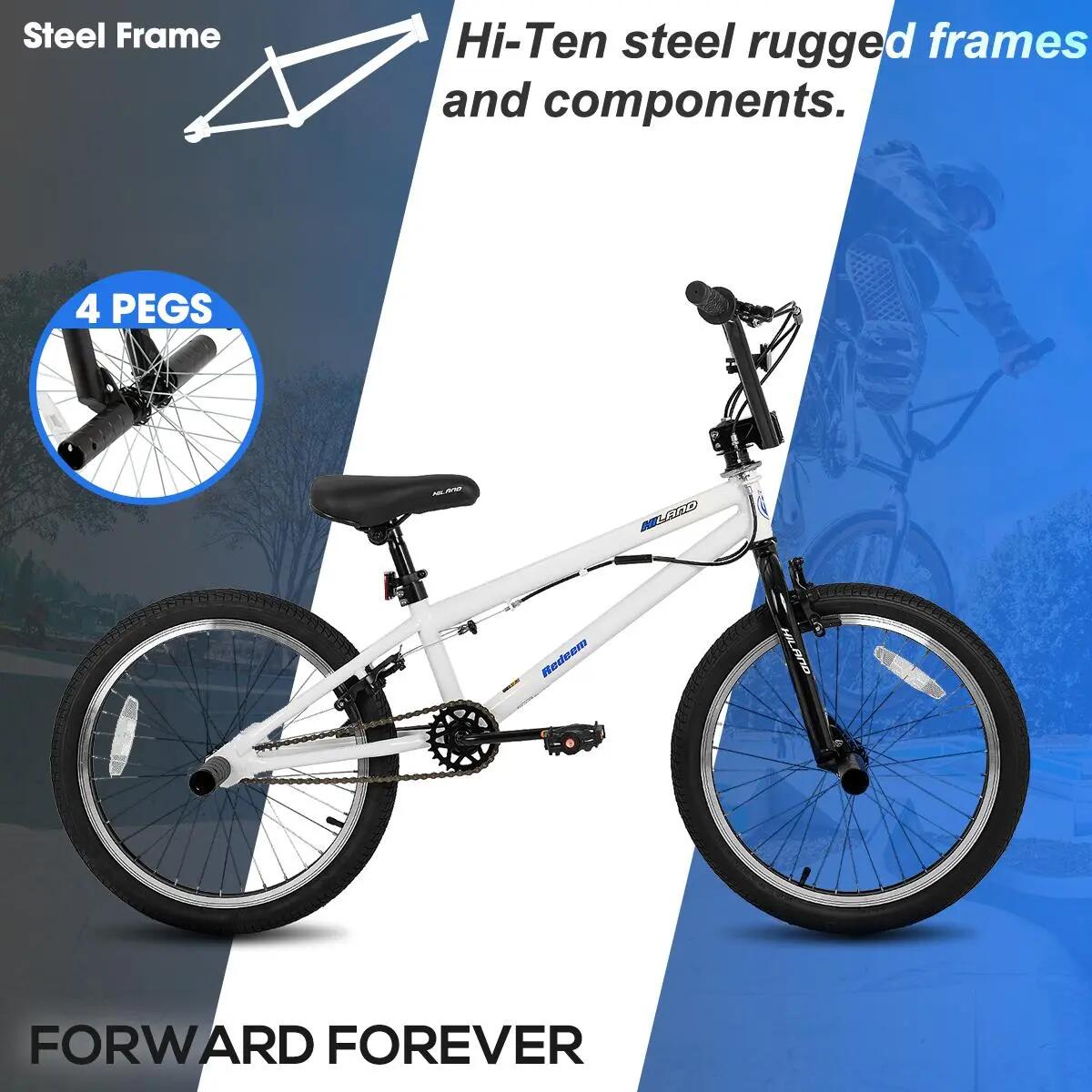 BMX Niño Niña Bicicleta Infantil 20 pulgadas Freestyle Monovelocidad 2/6