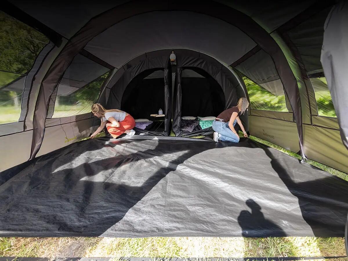 Recondicionado - Tenda de campismo familiar túnel Kemi 4 - 2 cabinas escuras 10/15