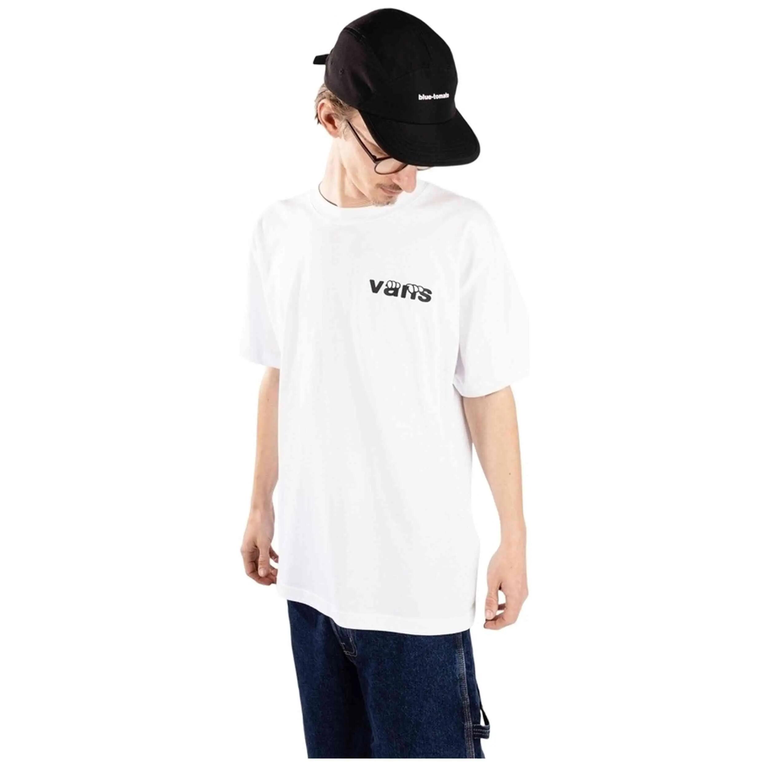 Camiseta de manga corta Vans modelo KEYHOLE CLASSIC SS TEE White para hombre 3/5