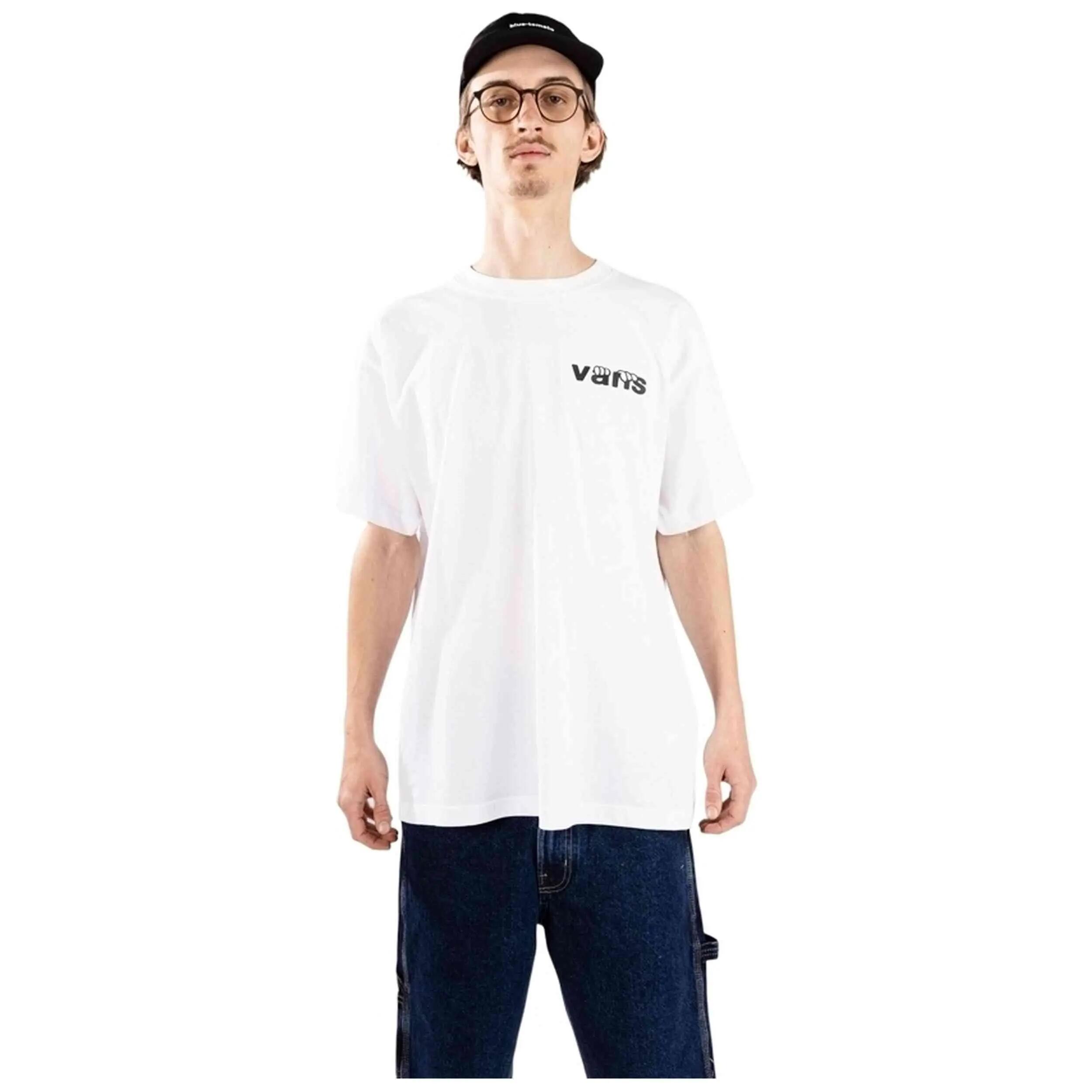 Camiseta de manga corta Vans modelo KEYHOLE CLASSIC SS TEE White para hombre 2/5