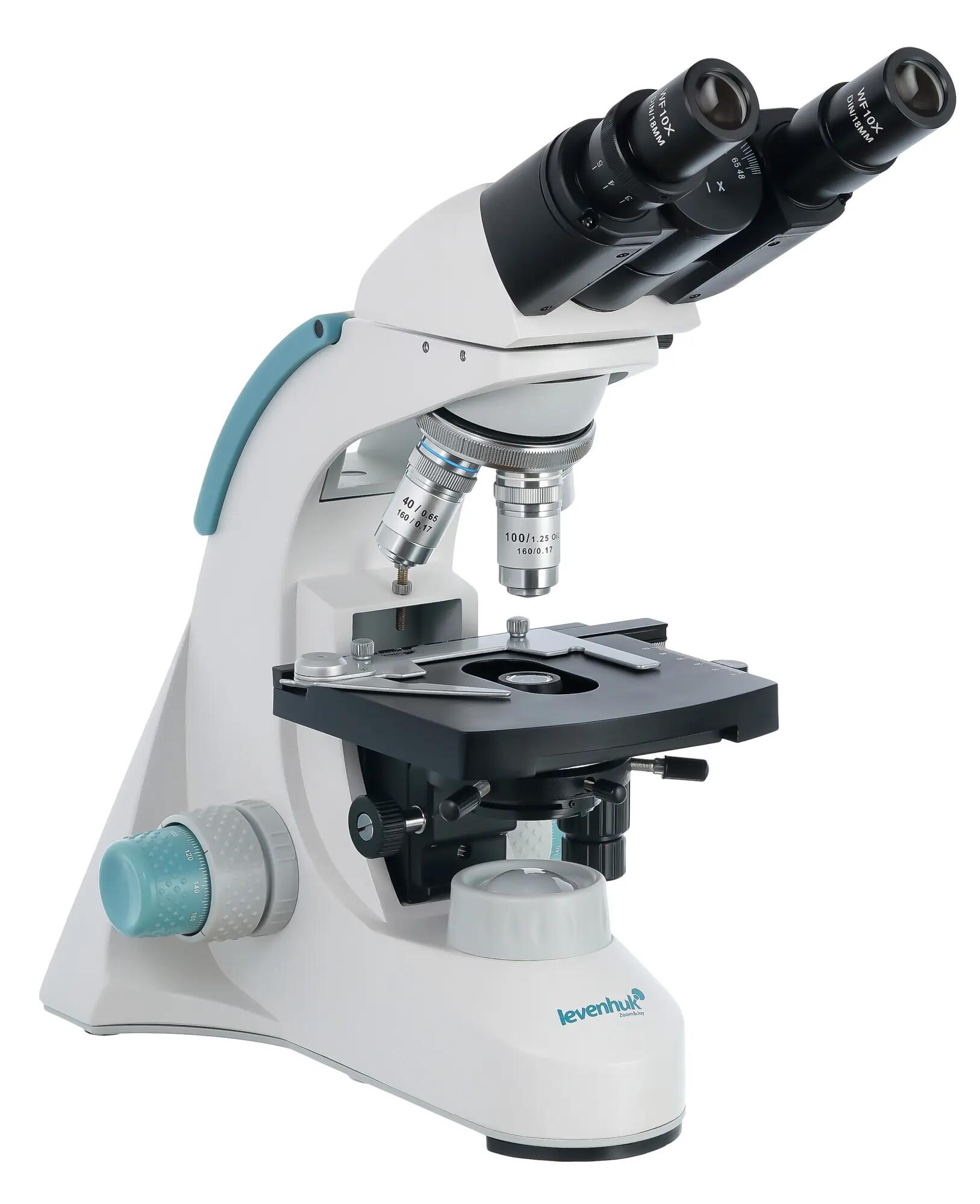 Microscopio - 40–1000x, obiettivi acromatici, LED - Levenhuk 900B 4/6