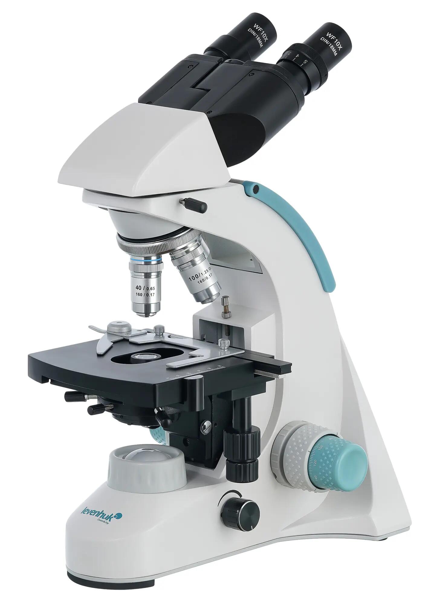 Microscopio - 40–1000x, obiettivi acromatici, LED - Levenhuk 900B 3/6