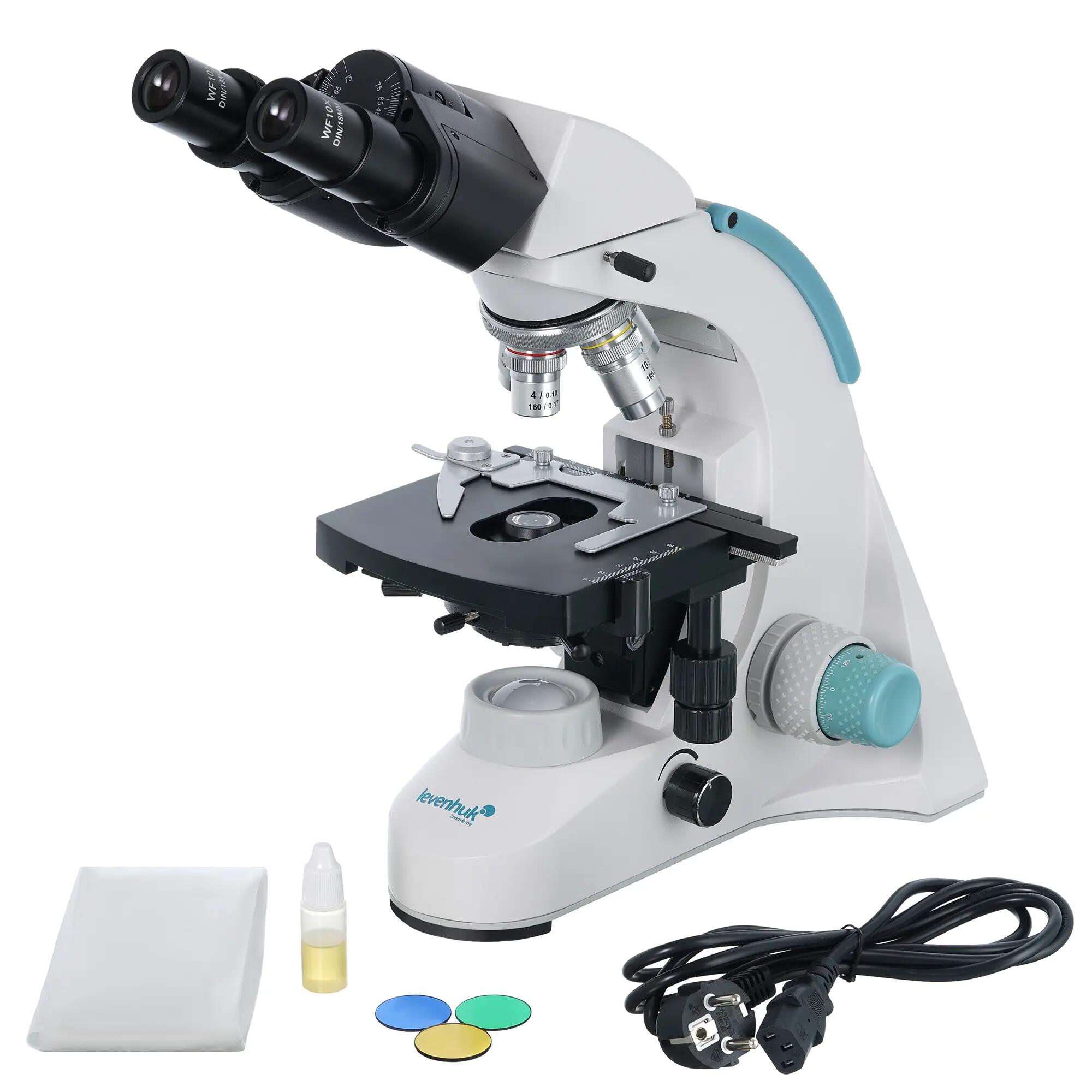 Microscopio - 40–1000x, obiettivi acromatici, LED - Levenhuk 900B 2/6