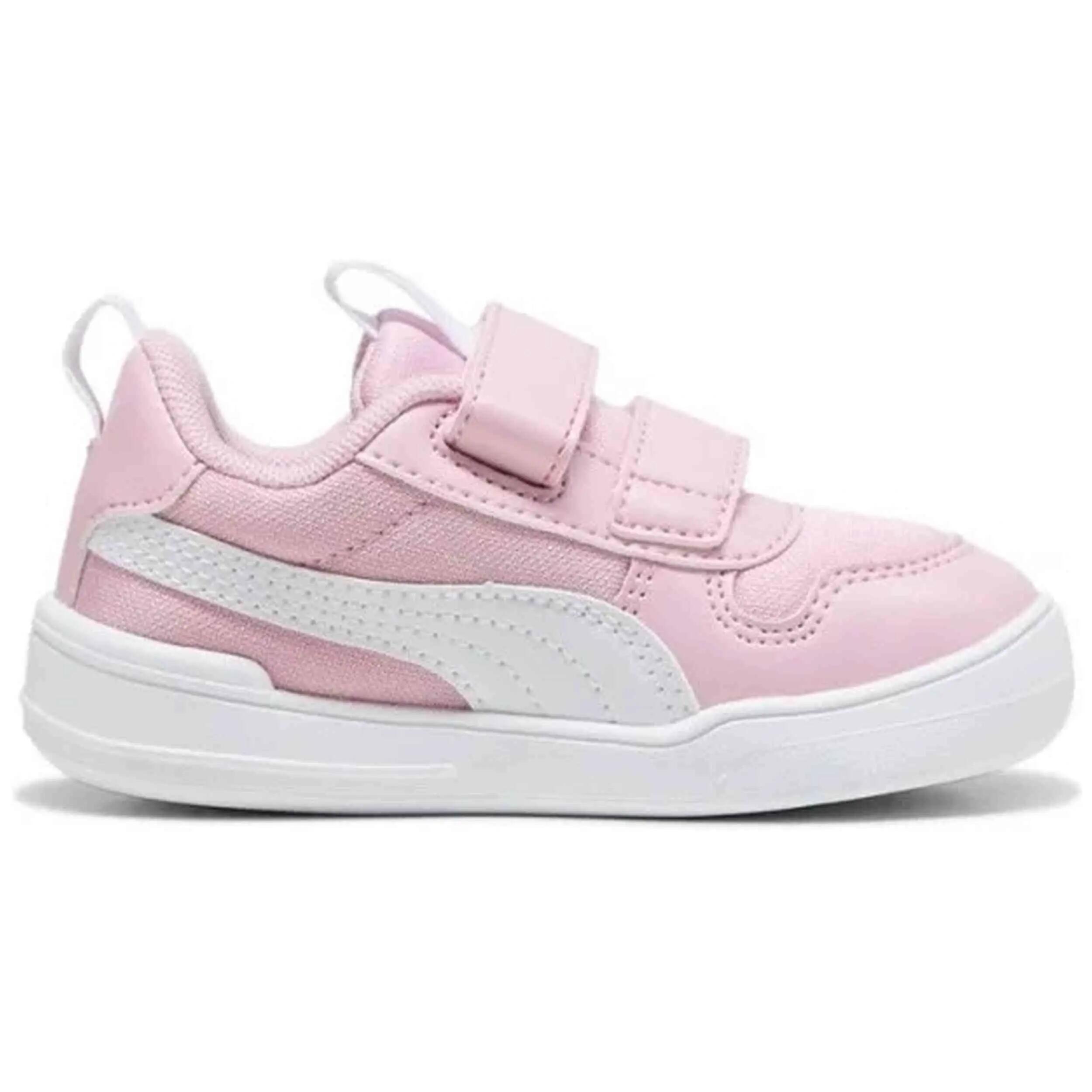 Zapatillas Puma modelo Zapatillas Puma Multiflex Mesh rosa infantil para niñas 1/4