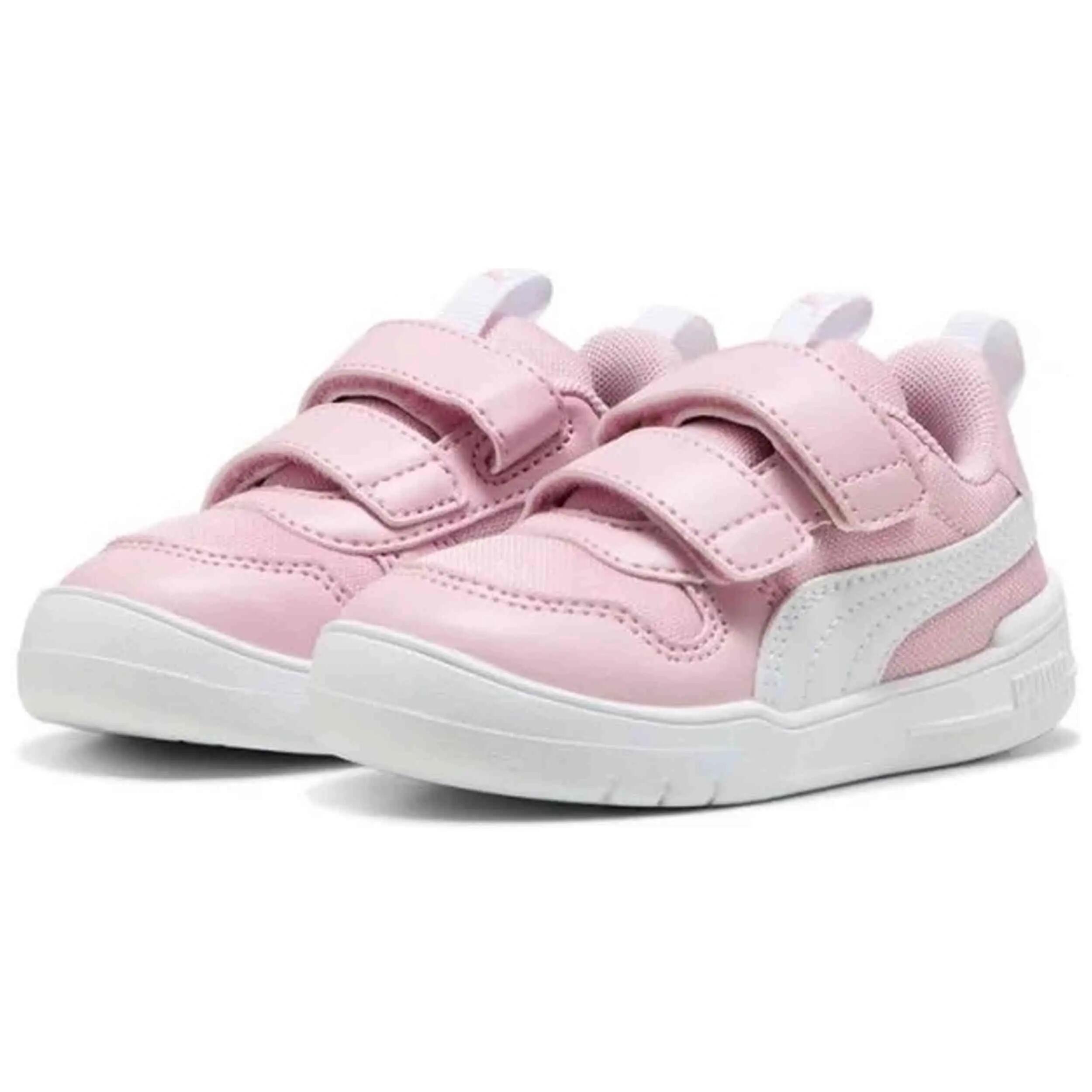 Zapatillas Puma modelo Zapatillas Puma Multiflex Mesh rosa infantil para niñas 4/4