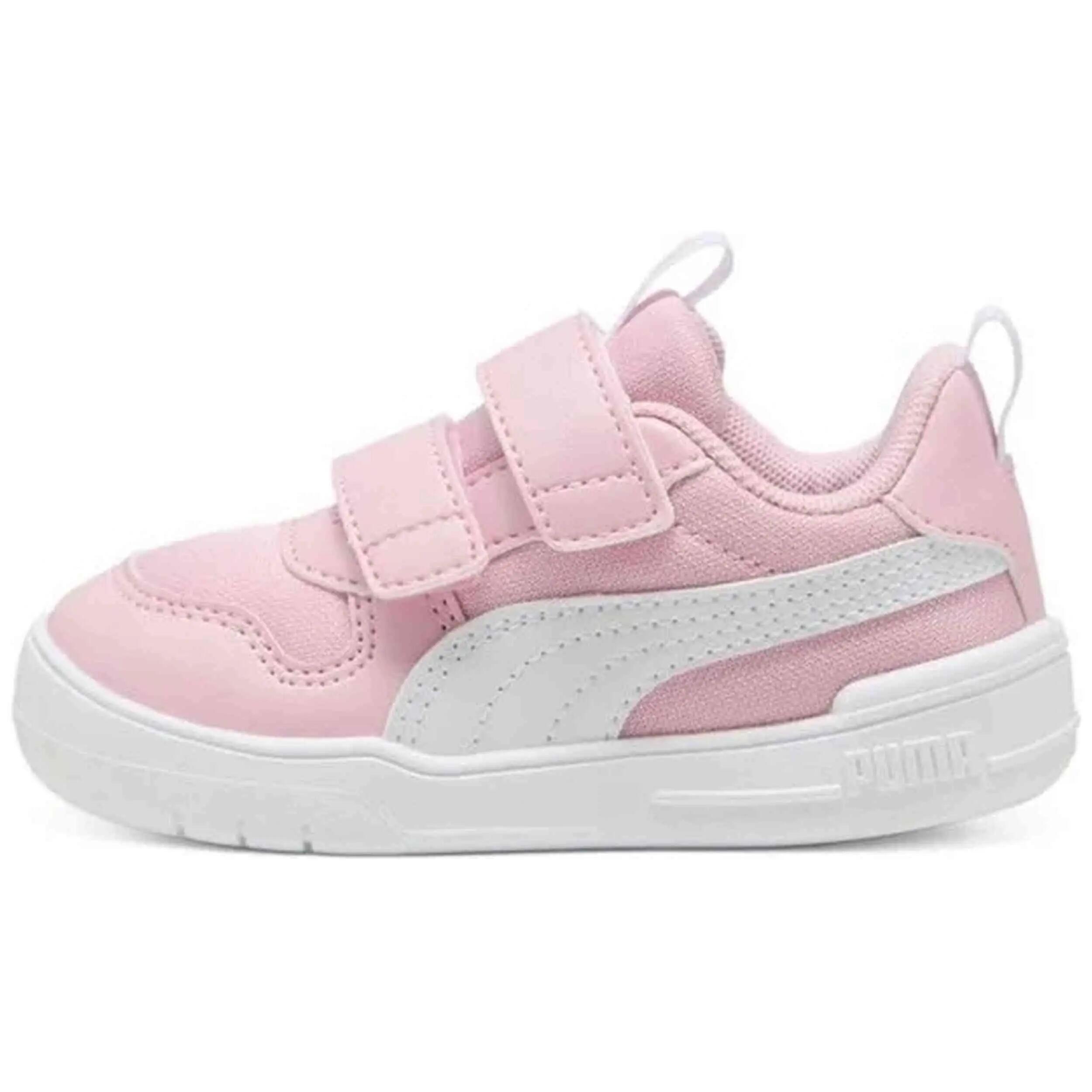 Zapatillas Puma modelo Zapatillas Puma Multiflex Mesh rosa infantil para niñas 2/4