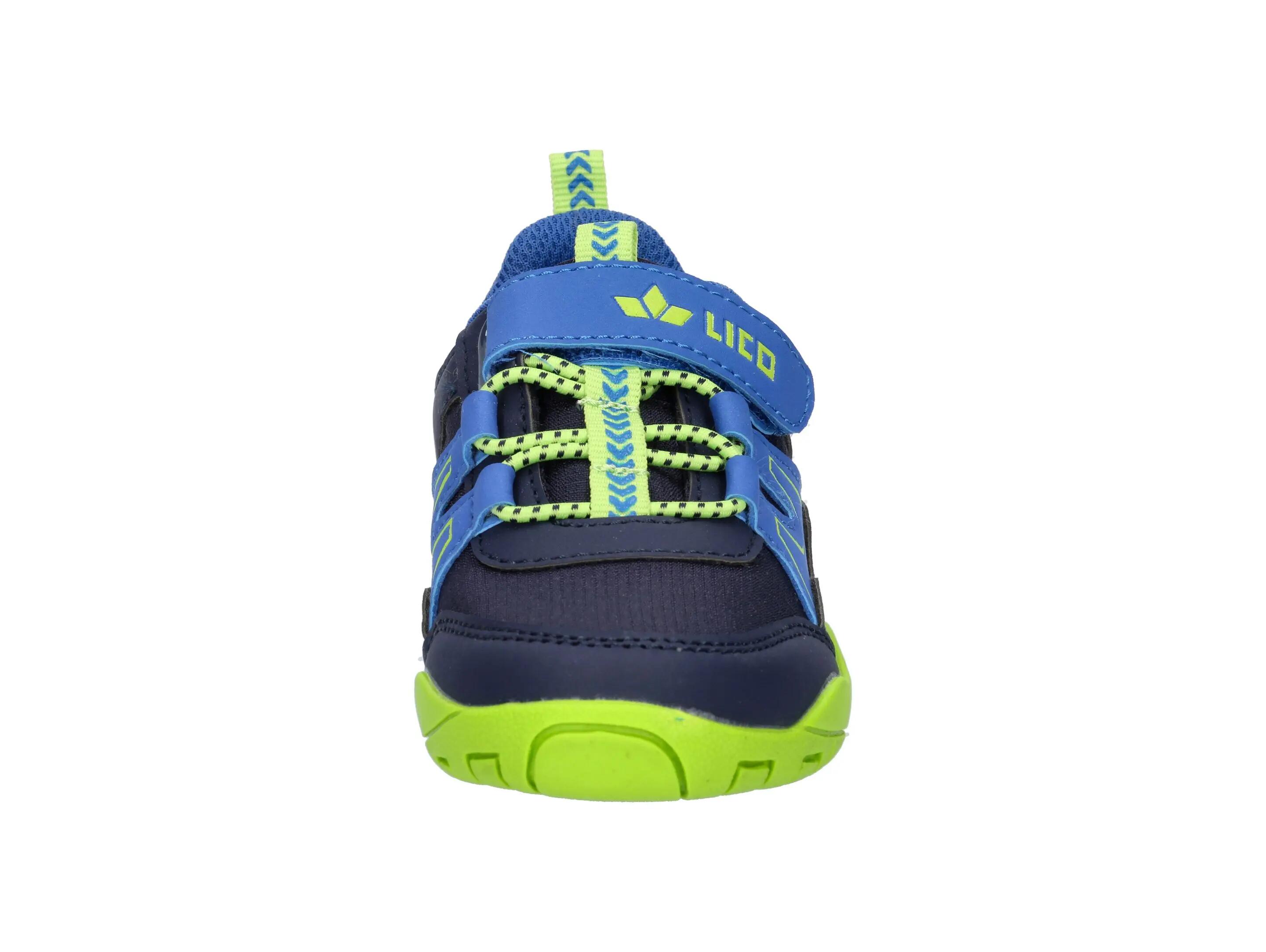 scarpe - corsa - bambini - barefoot, velcro - blu 3/6