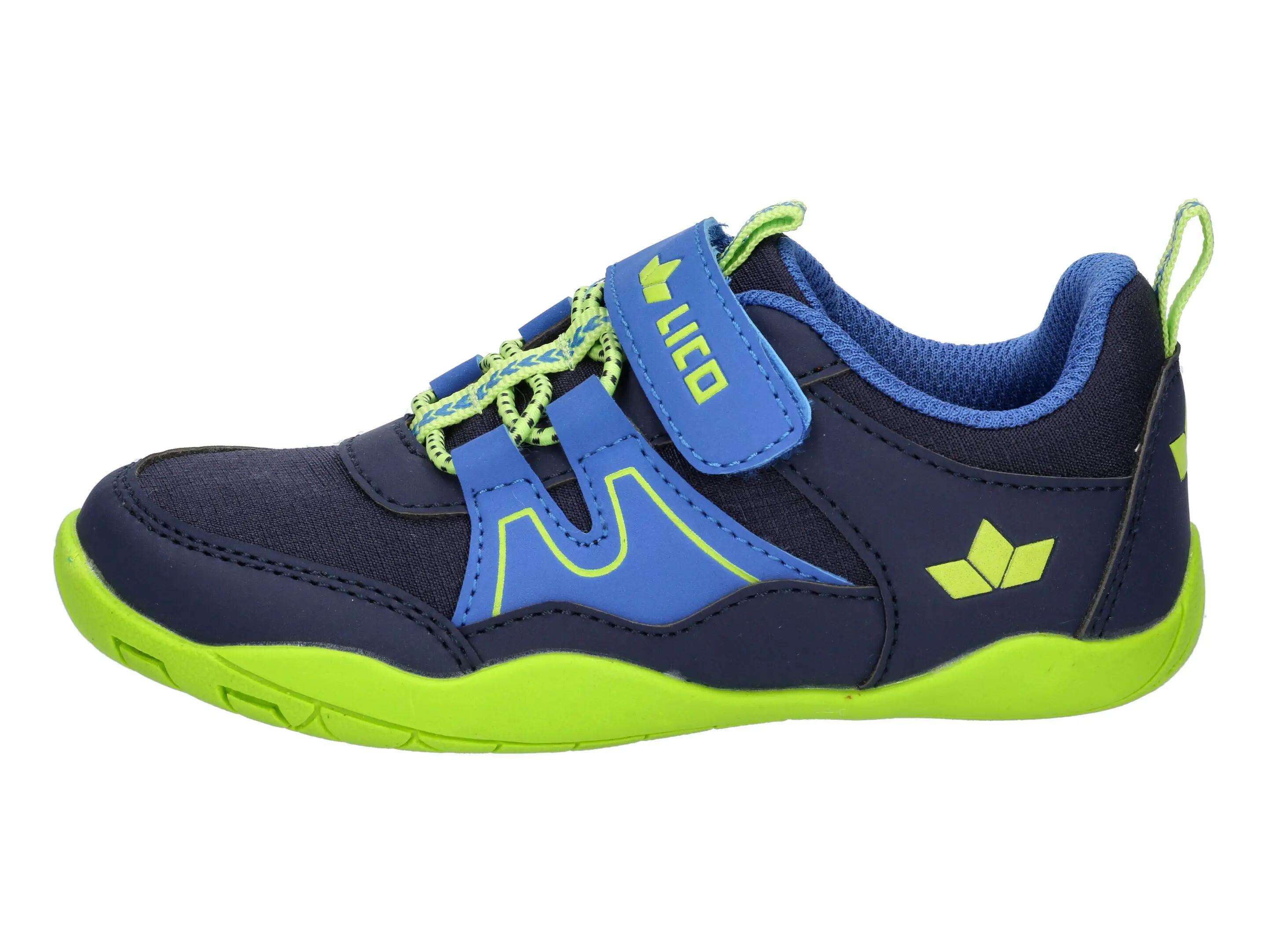 scarpe - corsa - bambini - barefoot, velcro - blu 2/6