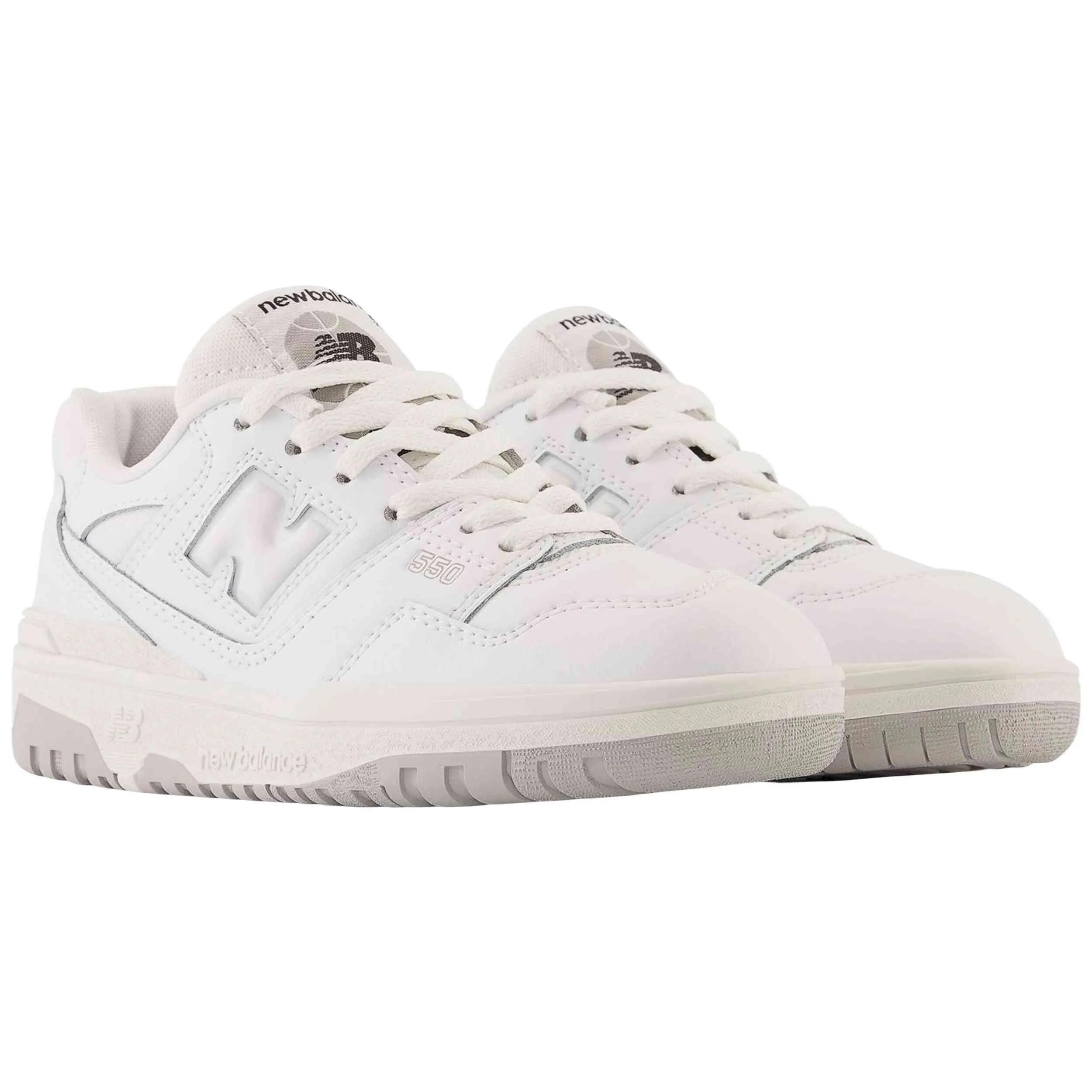 Baskets New balance modèle Zapatillas New Balance 550 blanc pour unisexe enfants 3/5