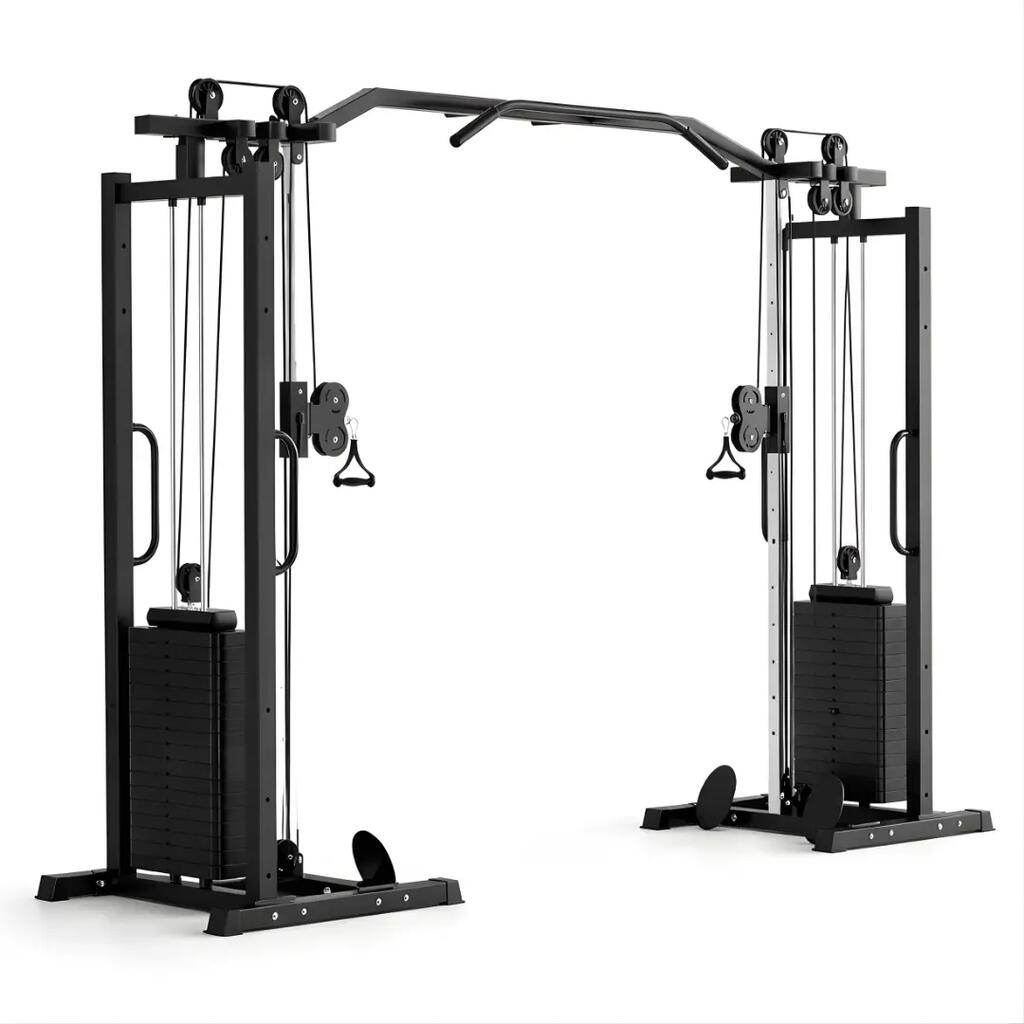 Professional Cable Crossover with 2 × 100 kg Weight Stacks