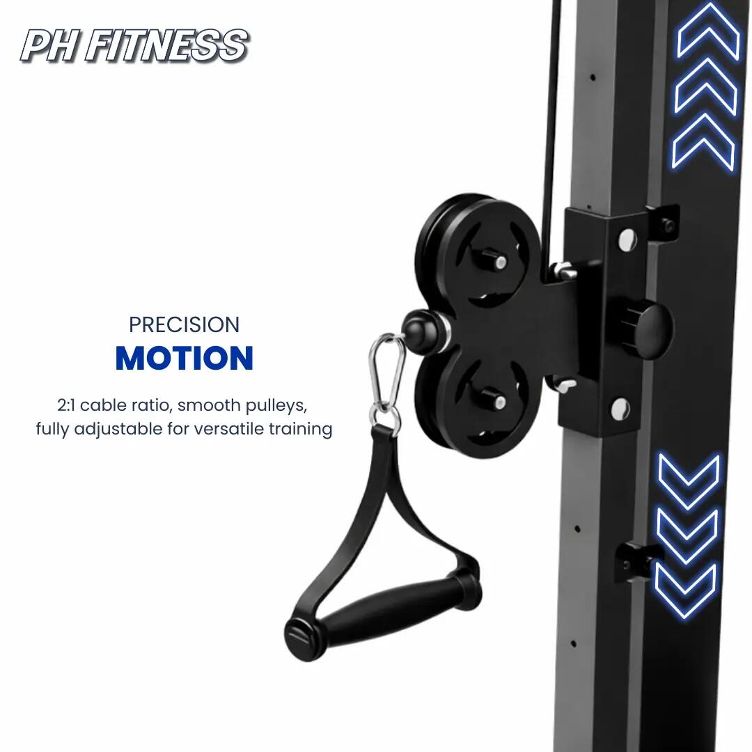 Cable Crossover professionnel avec 2 piles de 100 kg 9/9