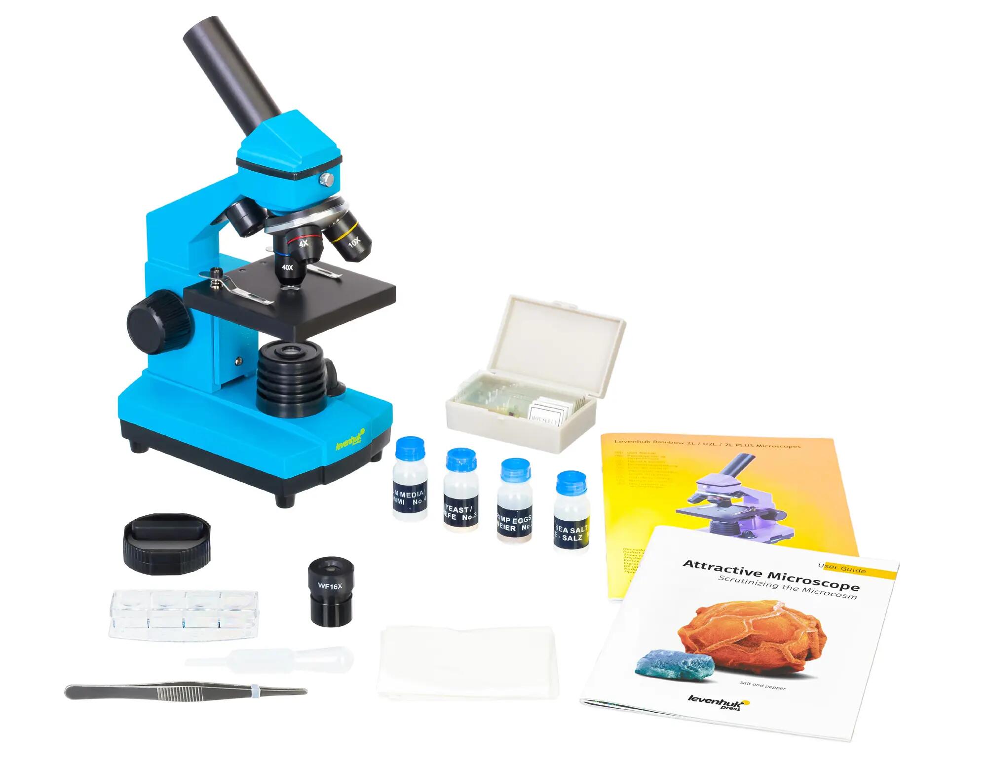Microscopio biologico - Doppio LED, 64–640x - Rainbow 2L PLUS 4/6