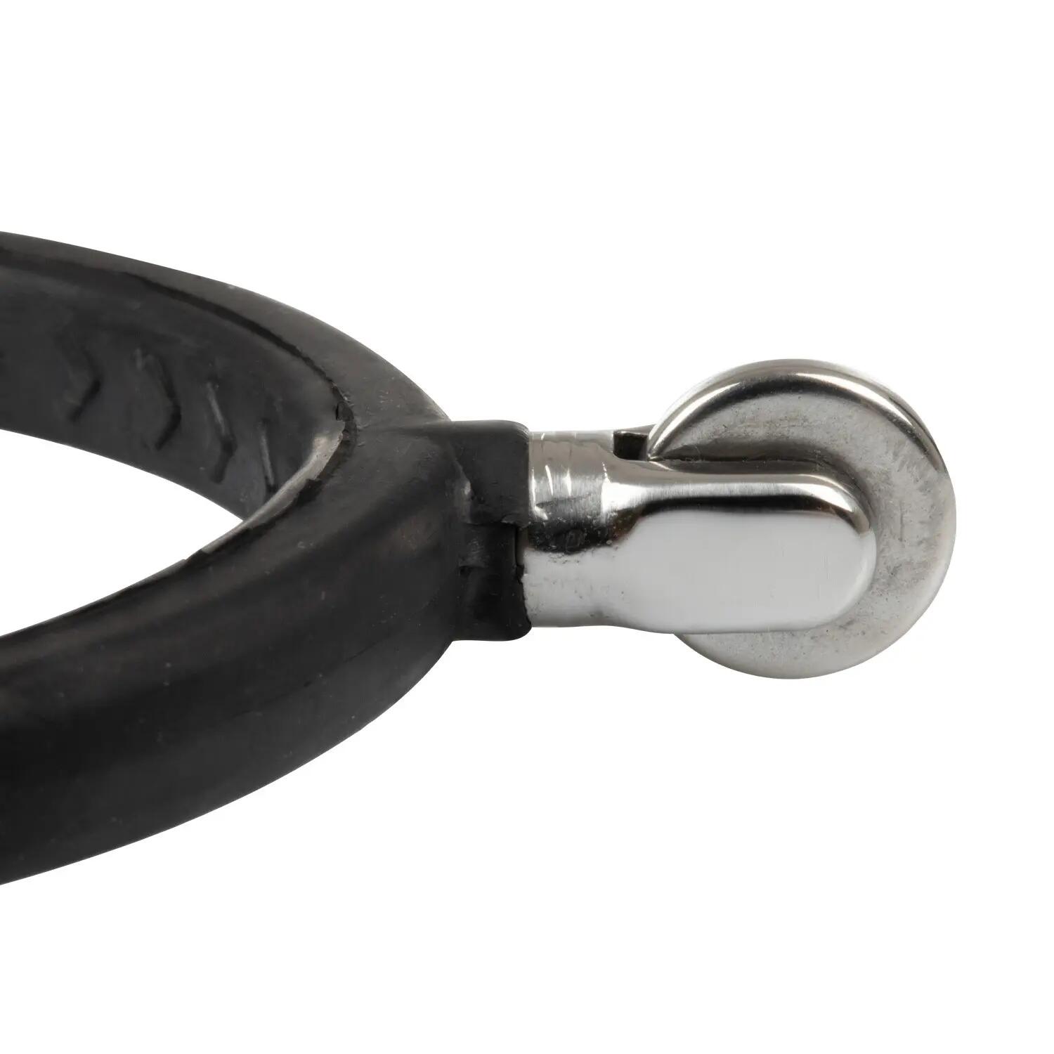 Éperons metalab à roulette lisse avec caoutchouc super grip 3/4