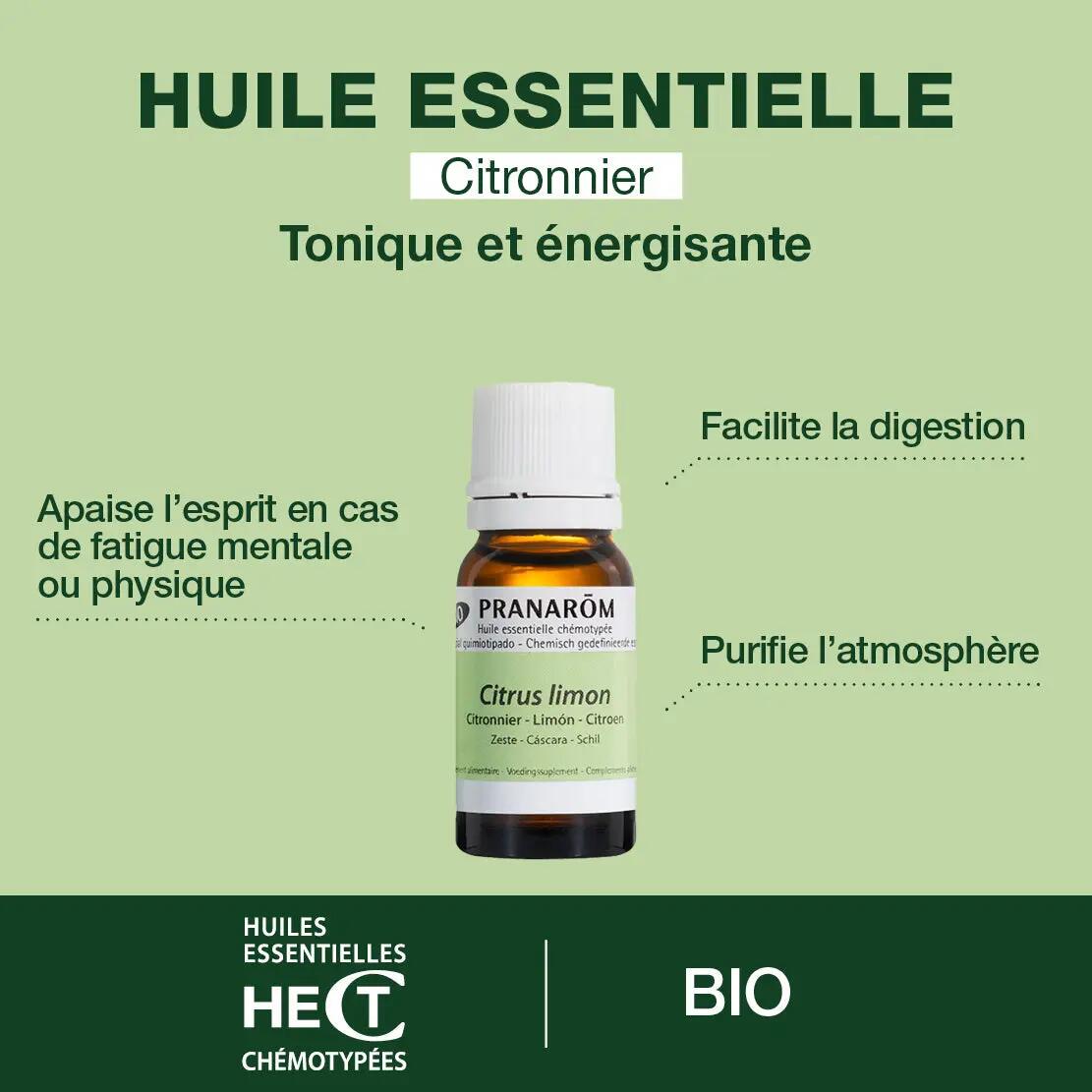 Huile essentielle citronnier bio - 10 ml - digestion, diffusion 5/5