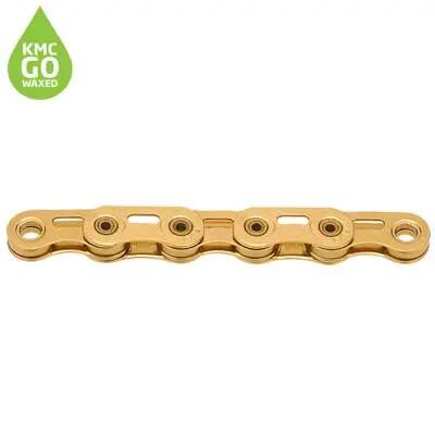 KMC X Flat SL Pre-Waxed SRAM 12/13x Chain Gold 12,13 Speed 3/4