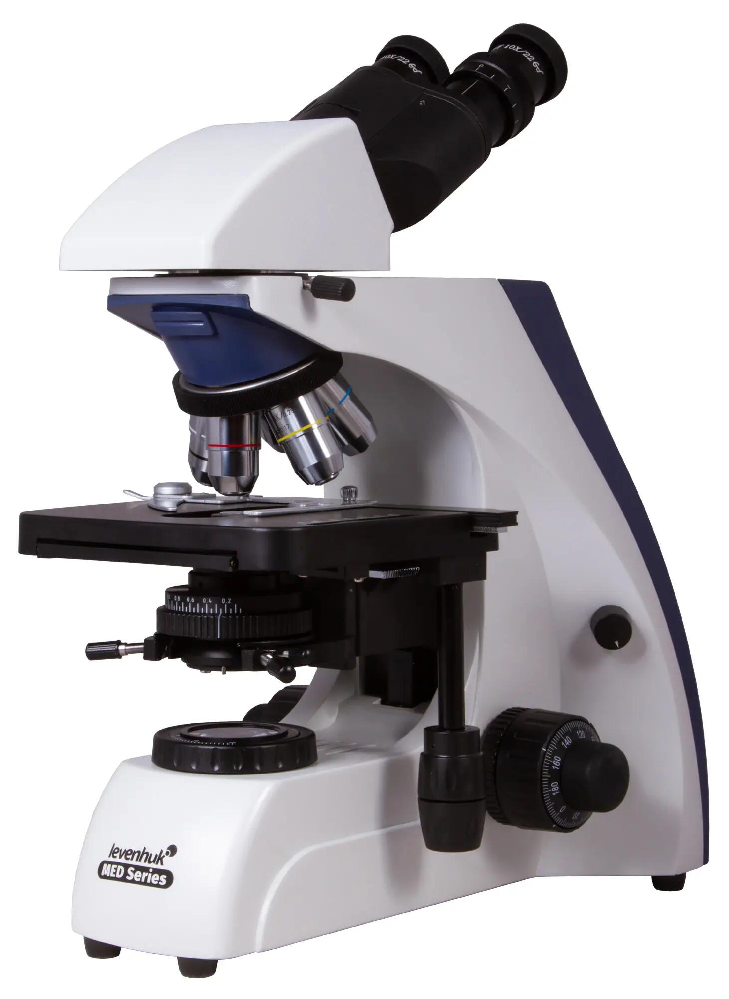Microscopio - Binoculare semi-plan - MED 30B - Nero 3/6