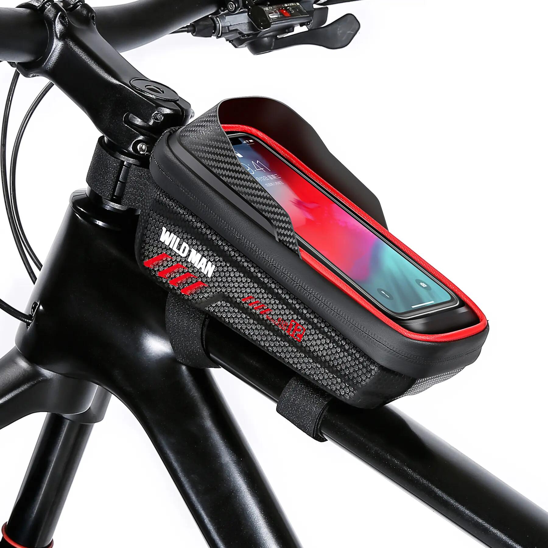 Fietstas voor frame met waterdichte telefoonhouder WILD MAN 2/6