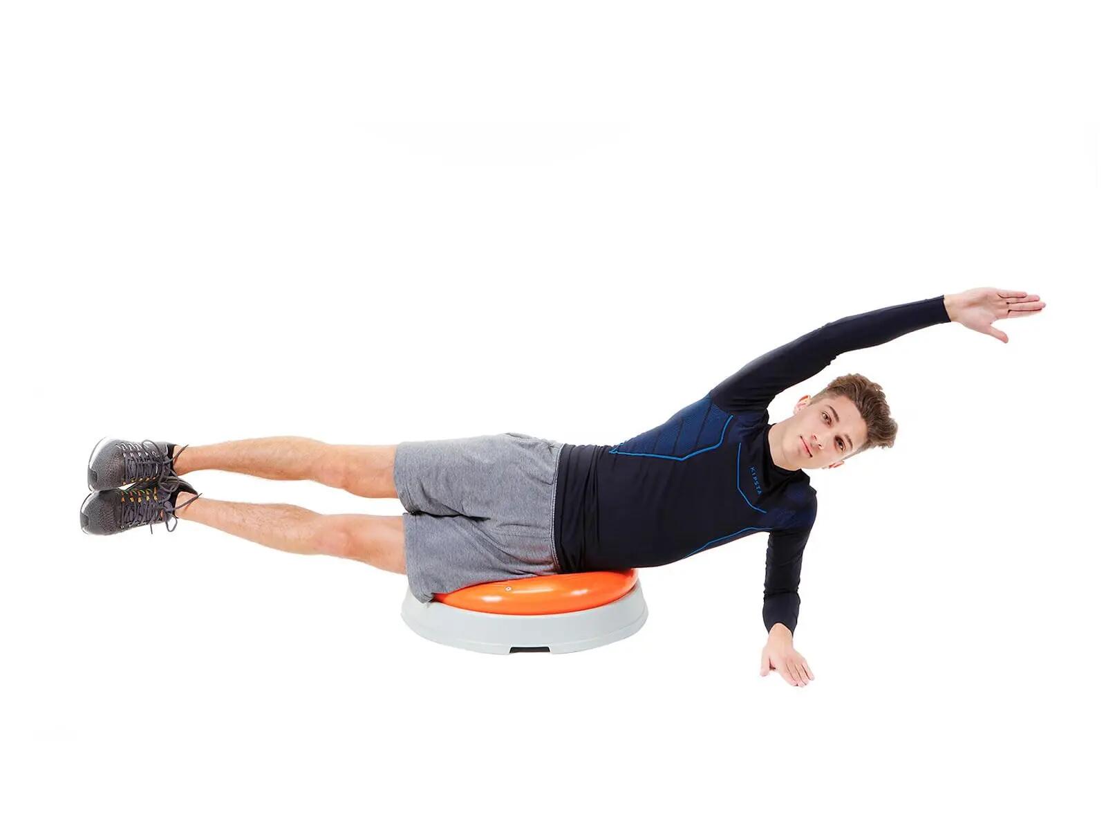Gymnic Disco Dome Attrezzo fitness con cuscino Ø 60 cm arancione 6/6