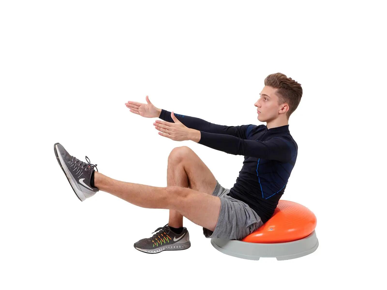 Gymnic Disco Dome Attrezzo fitness con cuscino Ø 60 cm arancione 5/6